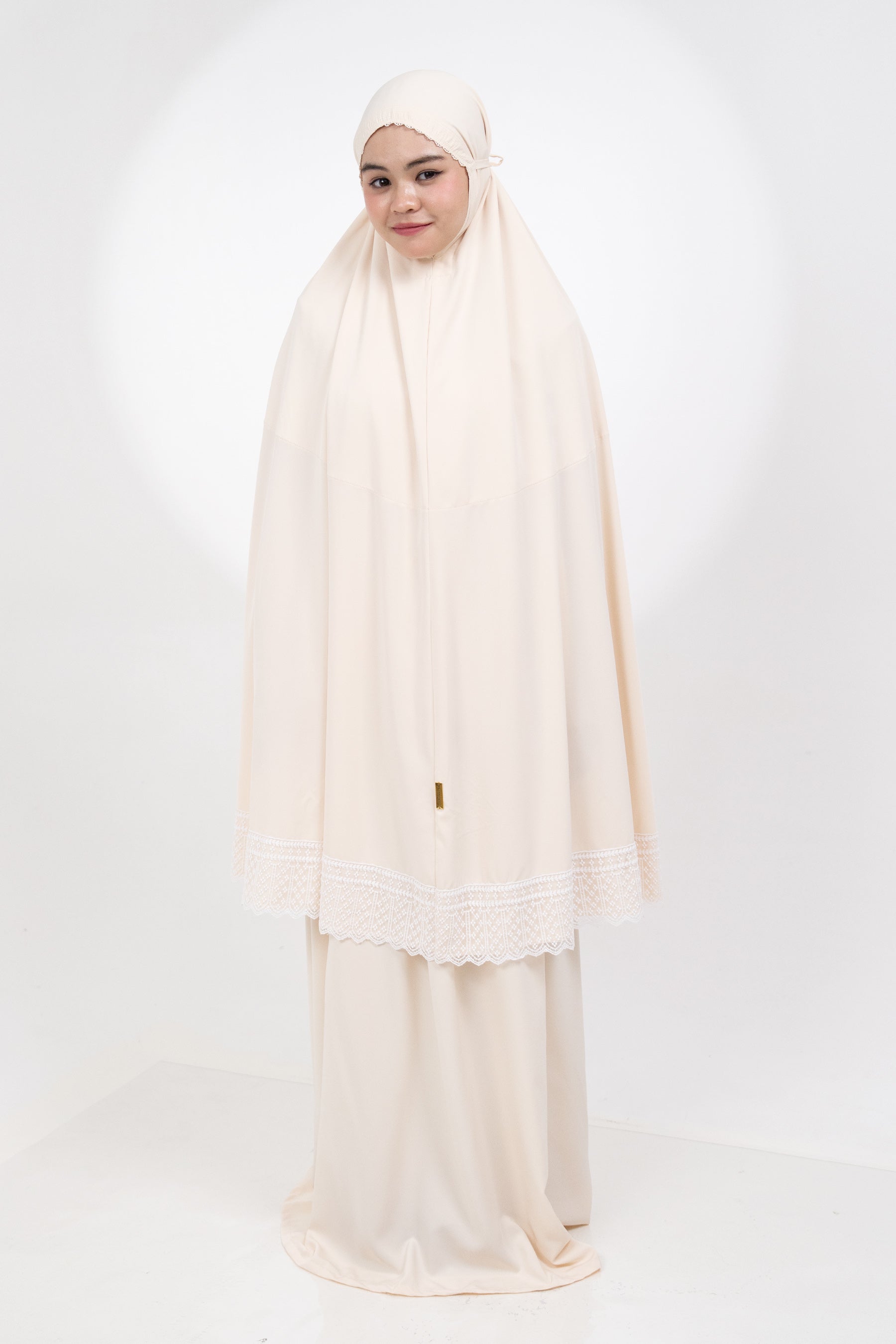 Dewdrops In Buttermilk Prayer Wear