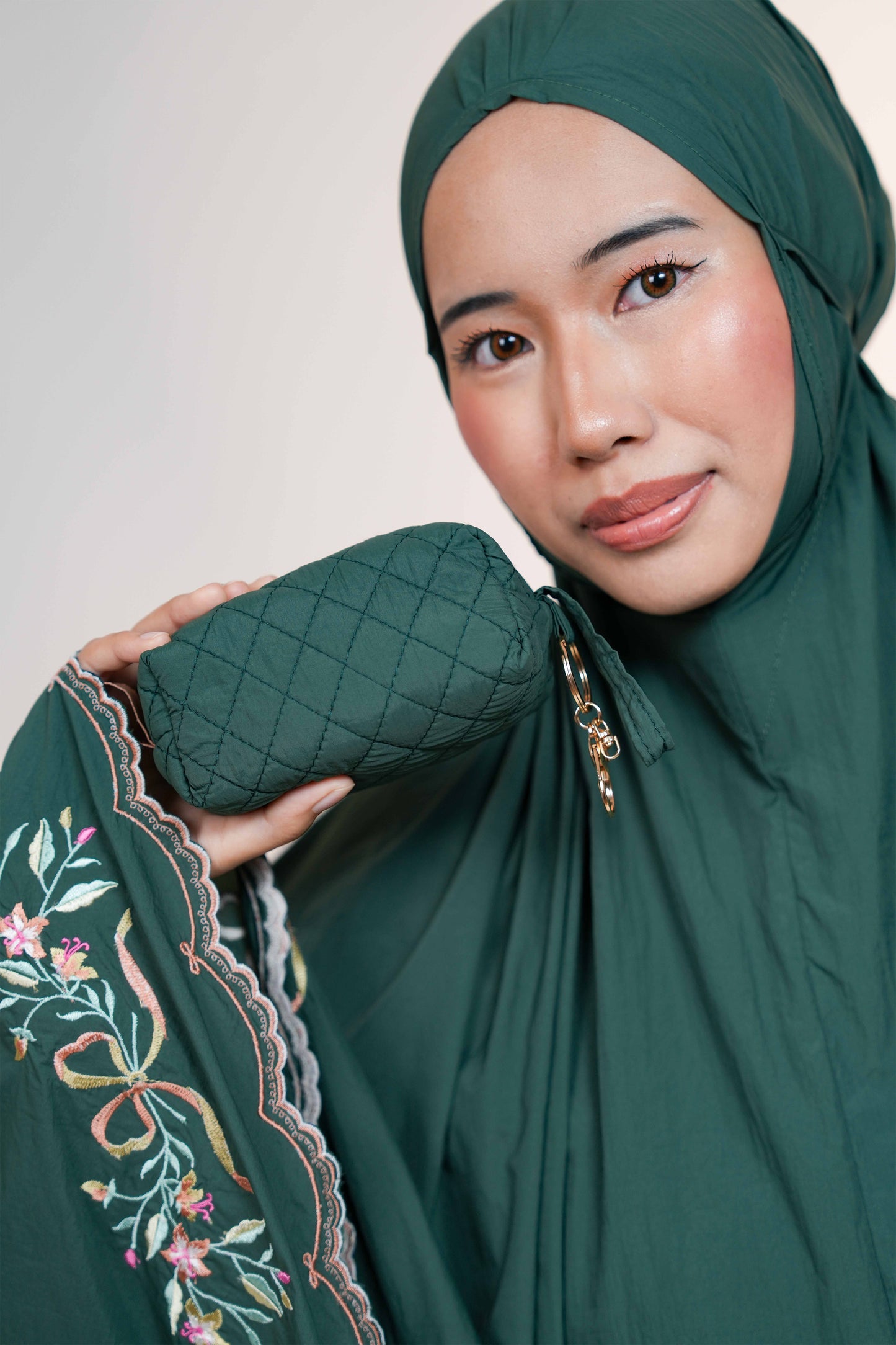 Whispered Grace in Royal Emerald