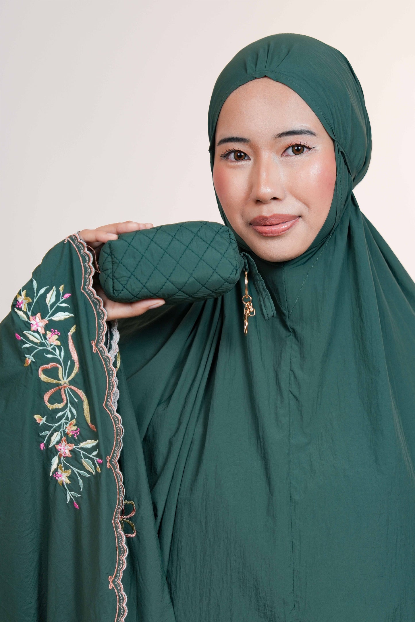 Whispered Grace in Royal Emerald