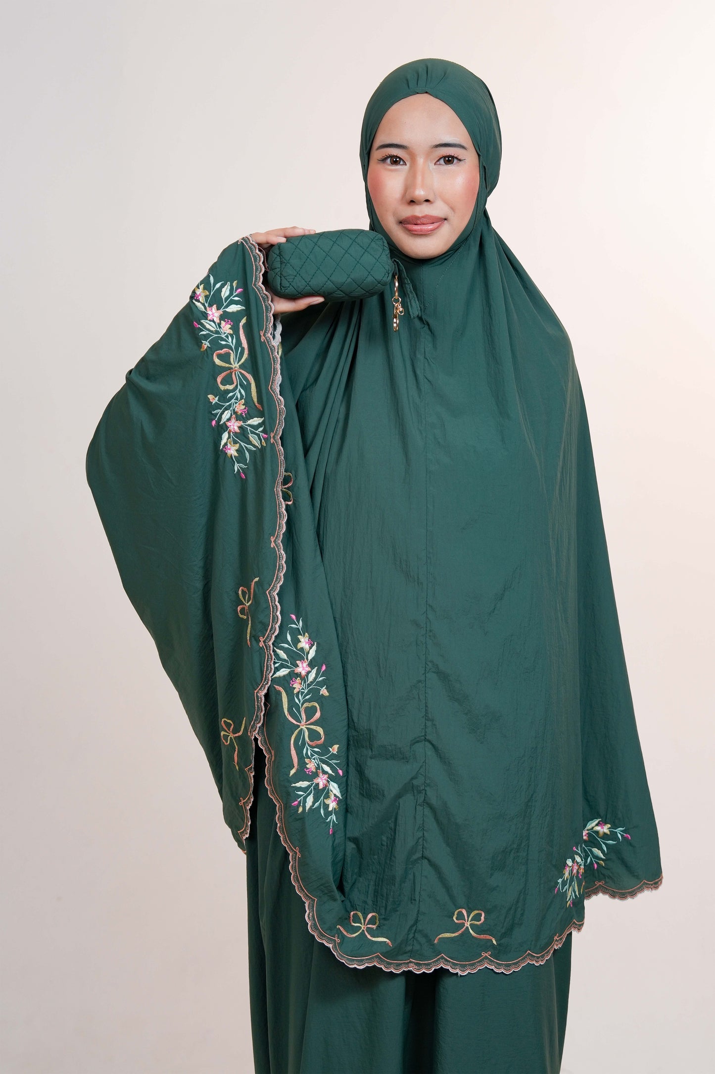 Whispered Grace in Royal Emerald