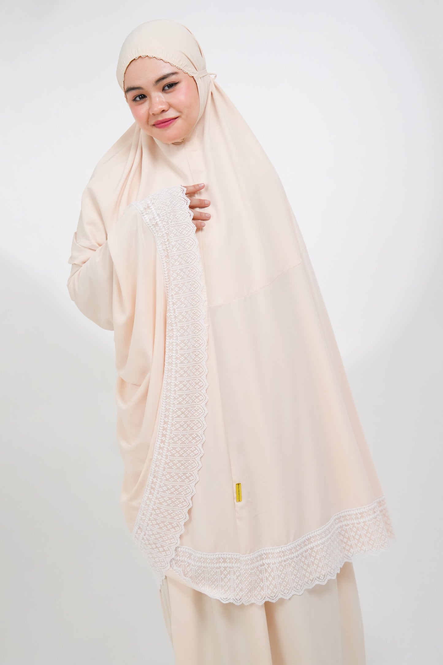 Dewdrops In Buttermilk Prayer Wear