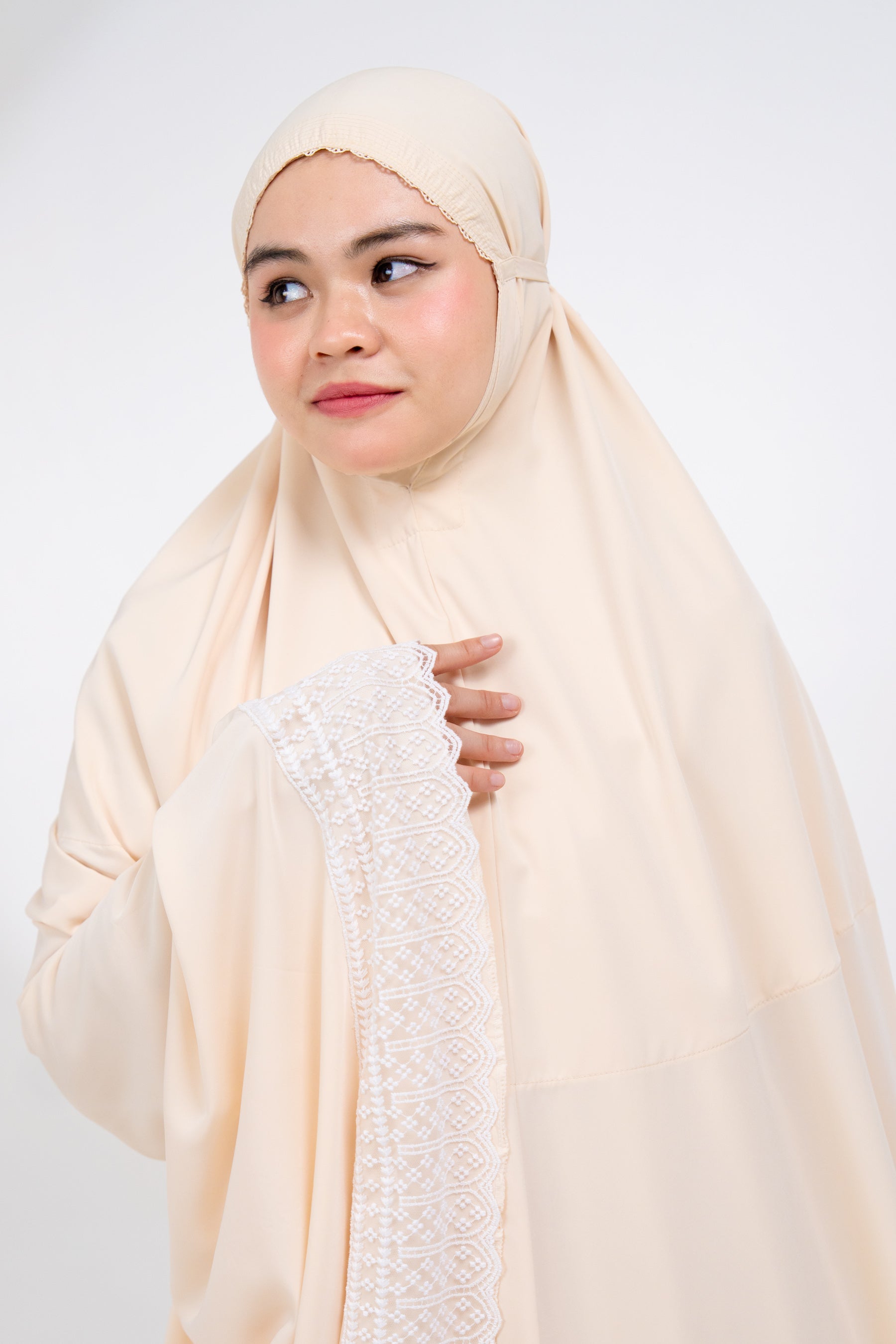 Dewdrops In Buttermilk Prayer Wear