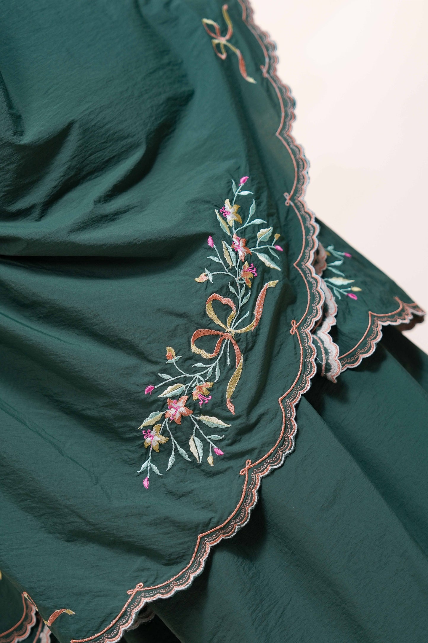 Whispered Grace in Royal Emerald