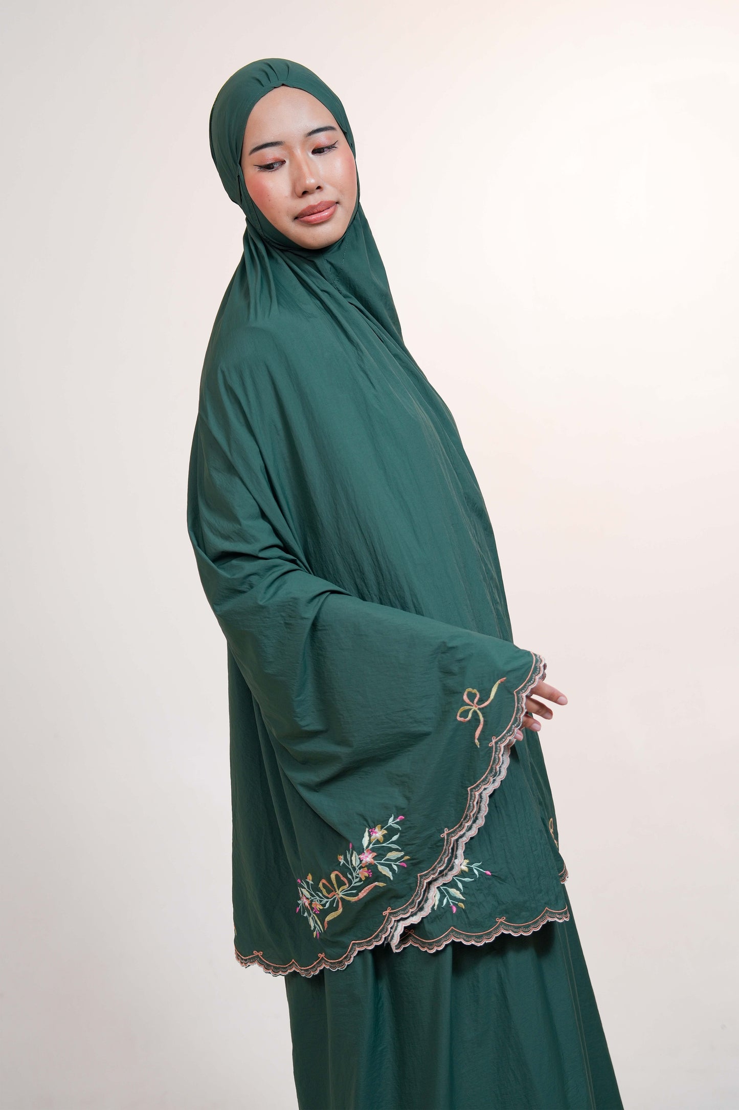 Whispered Grace in Royal Emerald