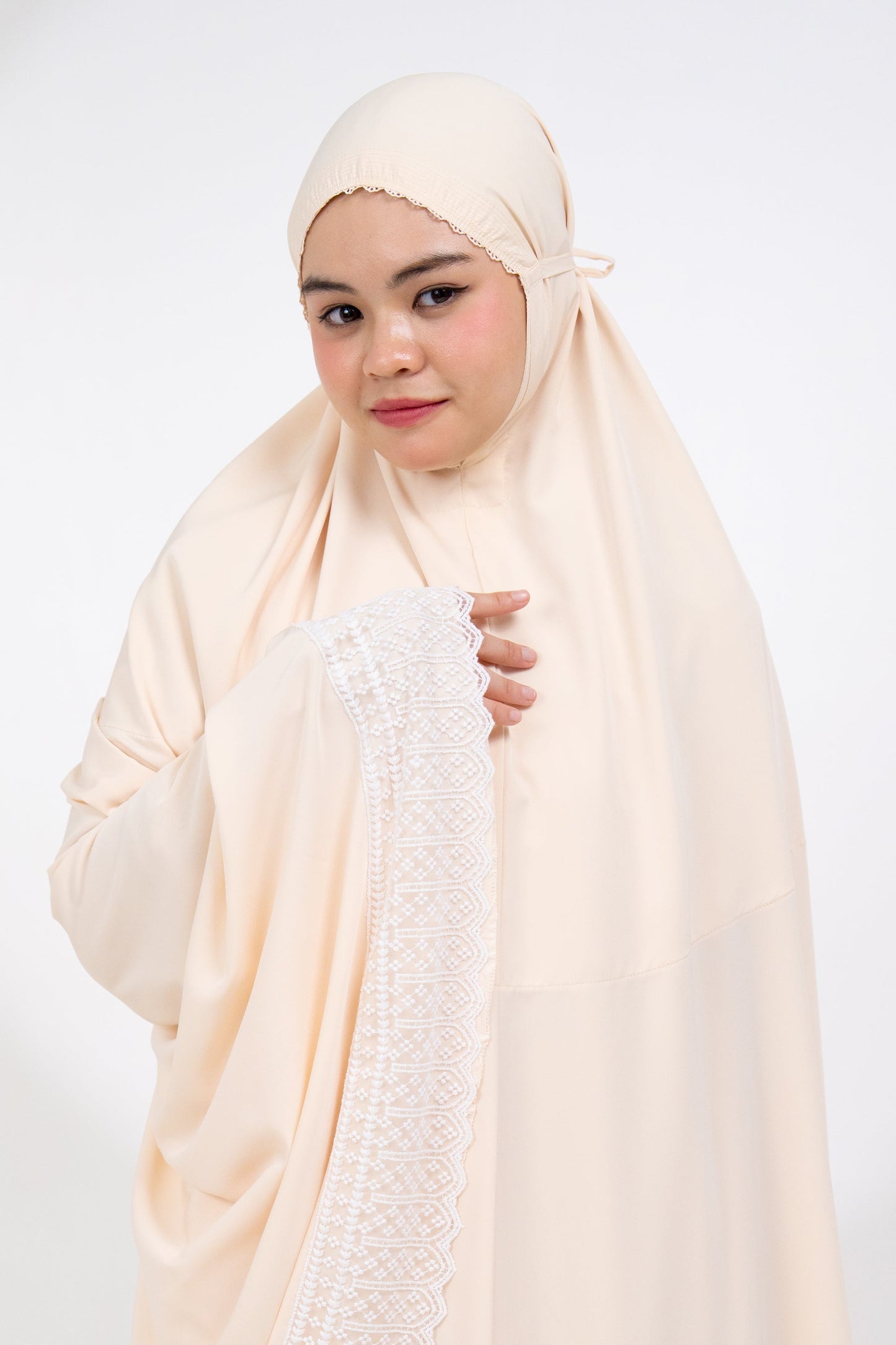 Dewdrops In Buttermilk Prayer Wear