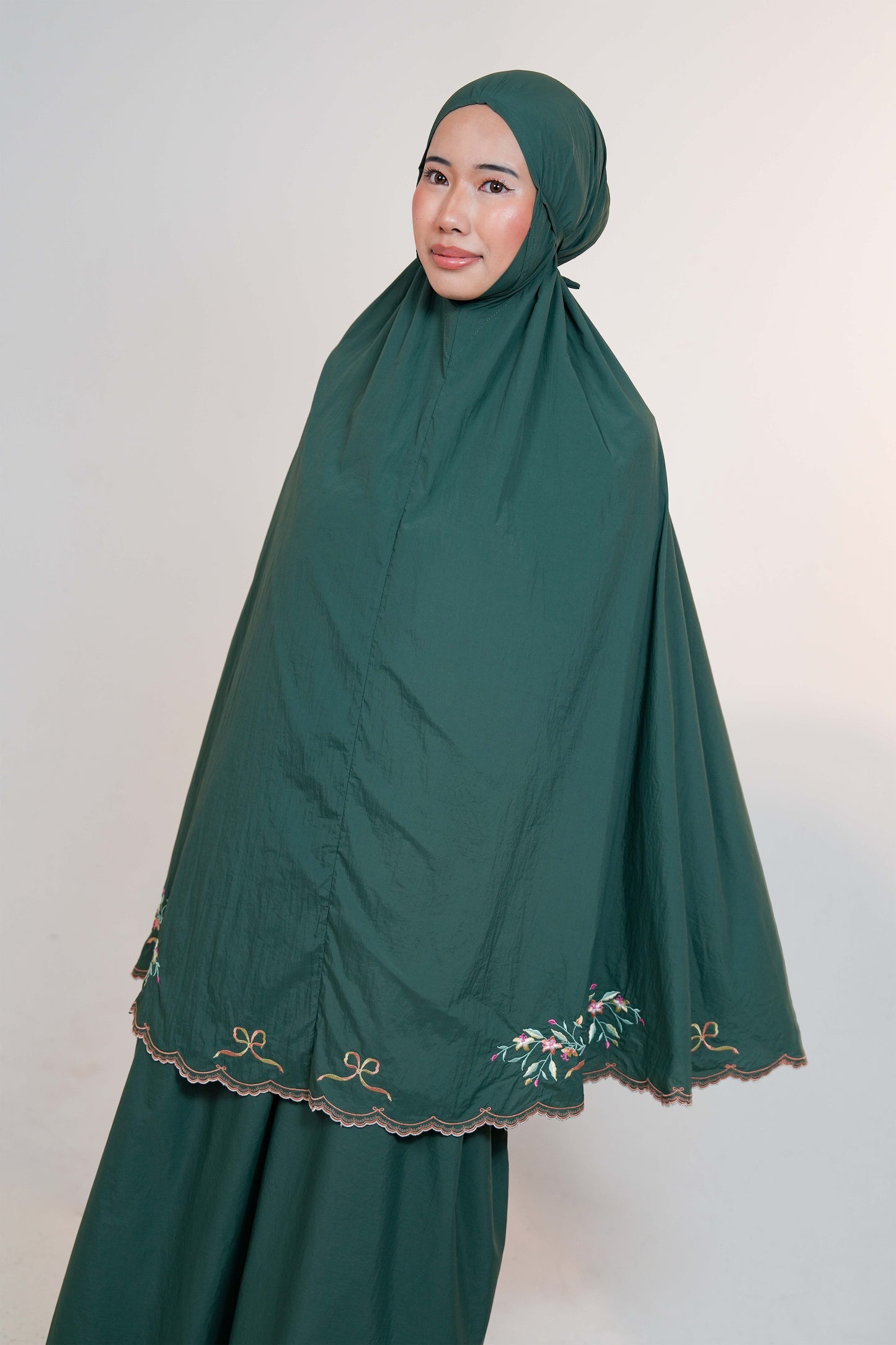 Whispered Grace in Royal Emerald