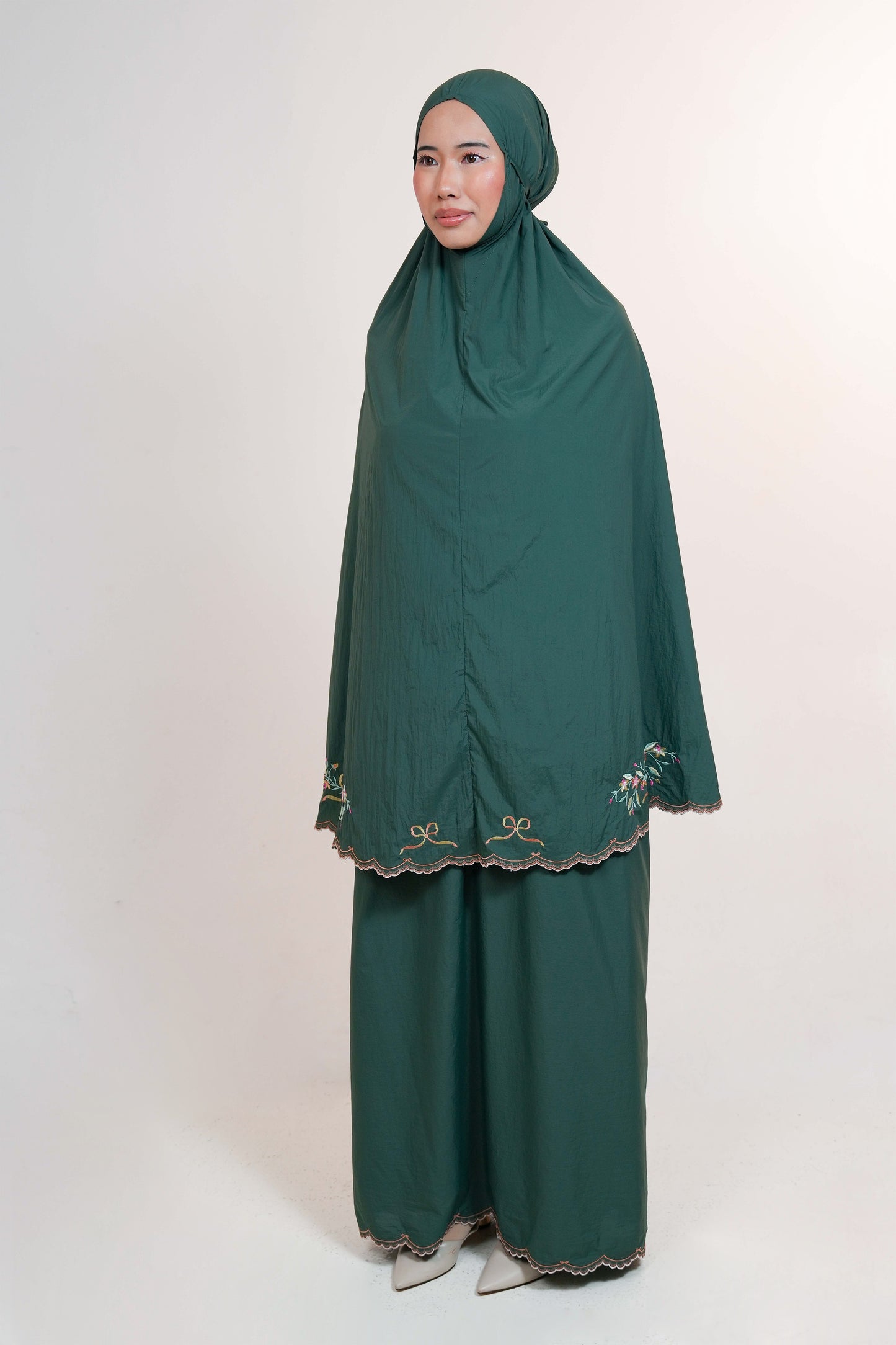 Whispered Grace in Royal Emerald