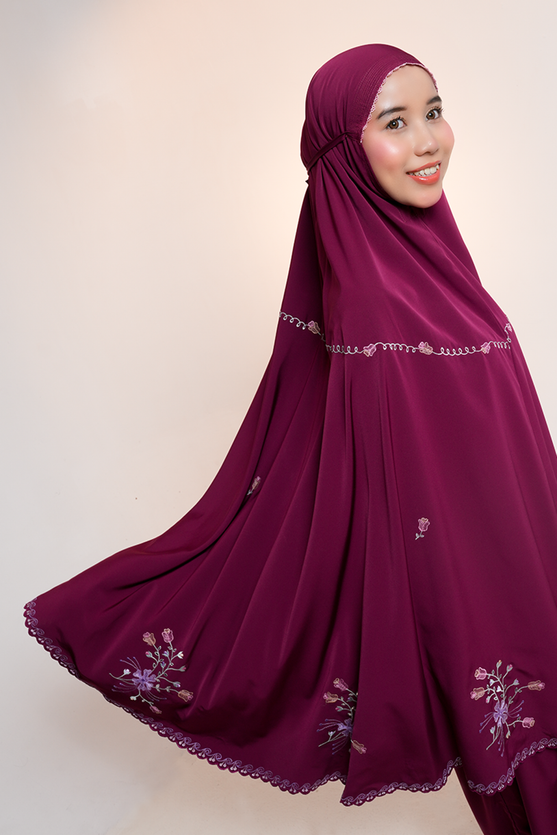 Amelie in Dark Cherry Prayer Wear