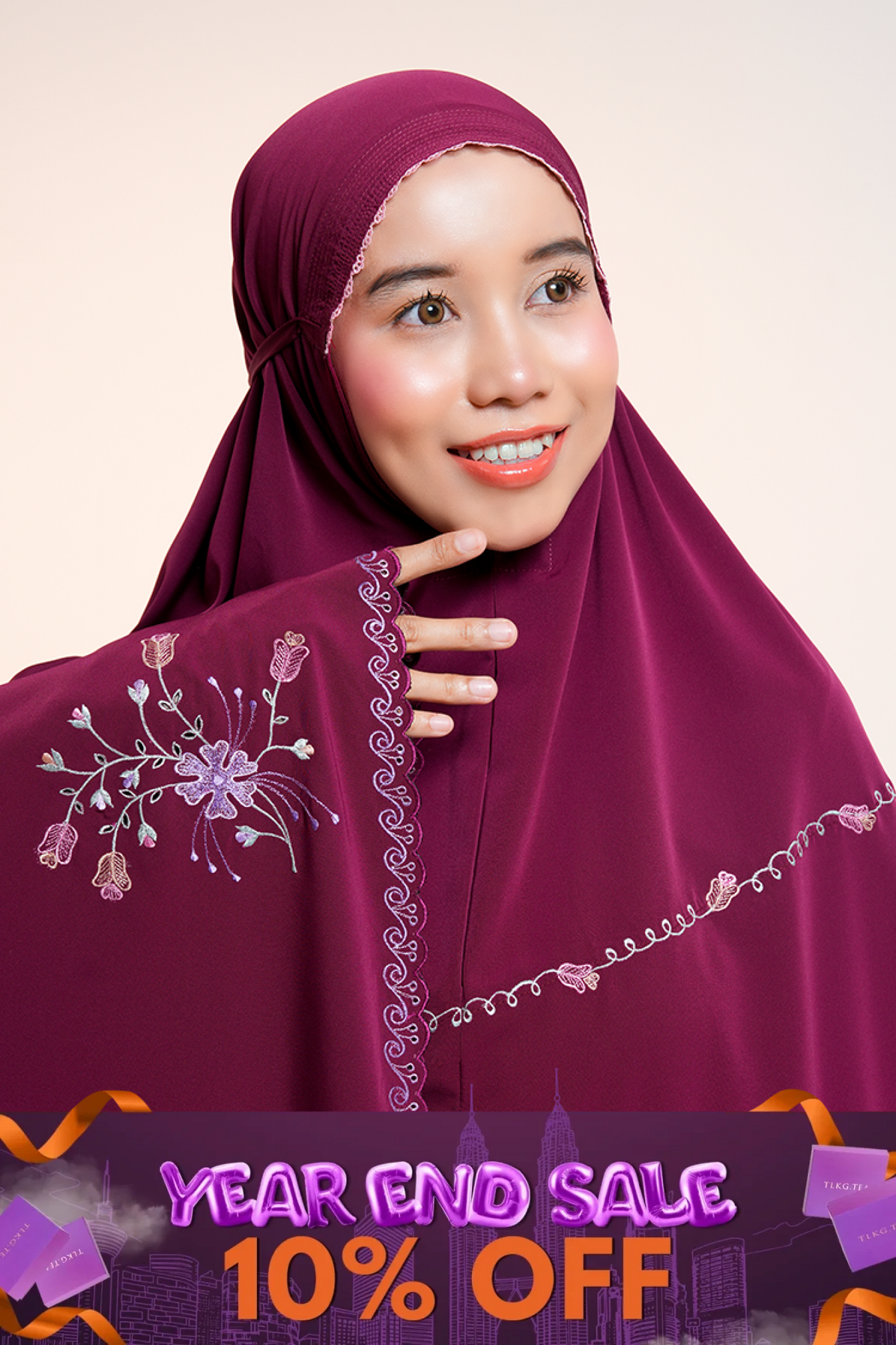 Amelie in Dark Cherry Prayer Wear