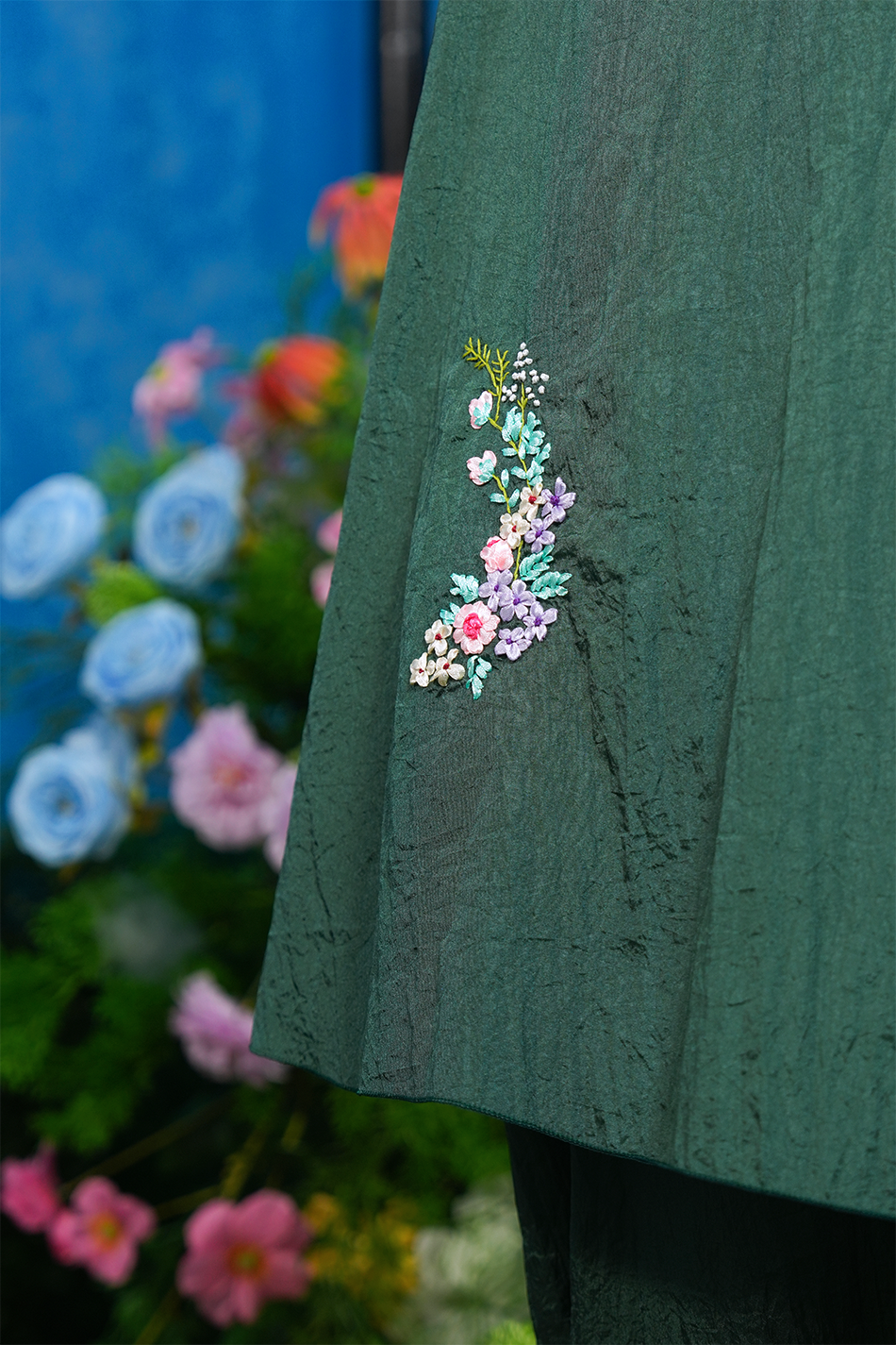 The Blooming Travel Telekung in Emerald