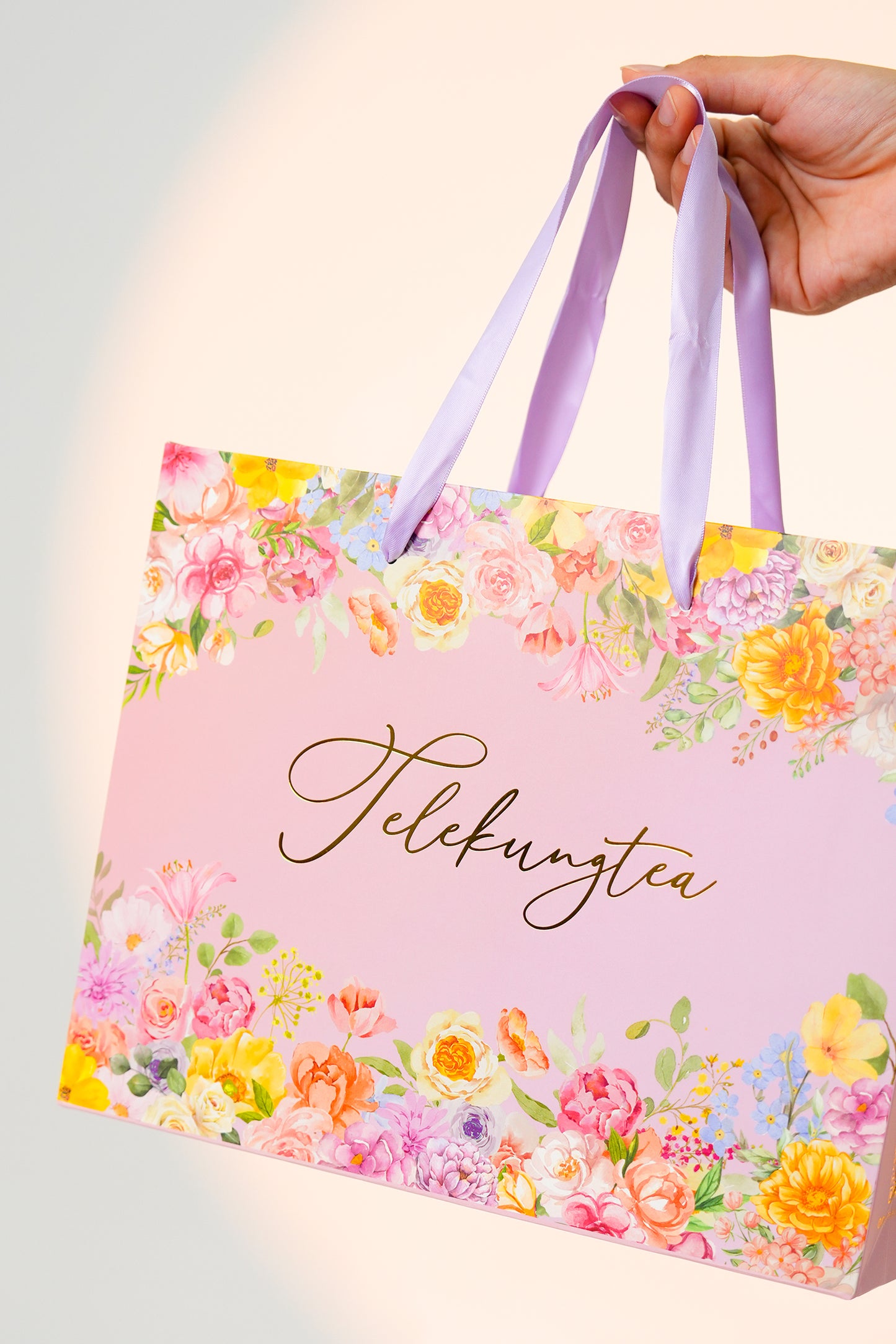 [Complimentary, Not For Sale] Gift Box & Gift Bag Duo - Sweet Petals