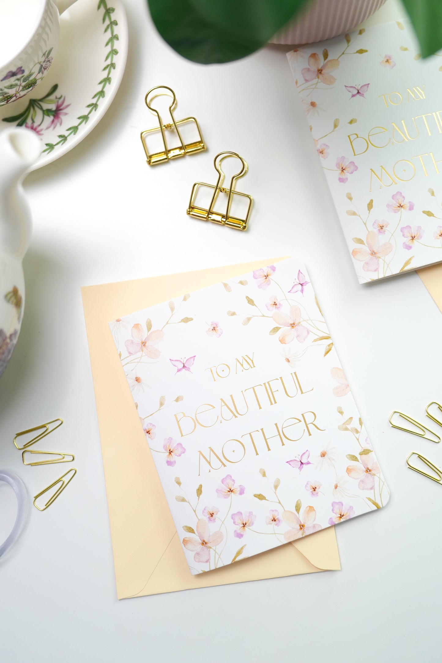 To My Beautiful Mother Greeting Card