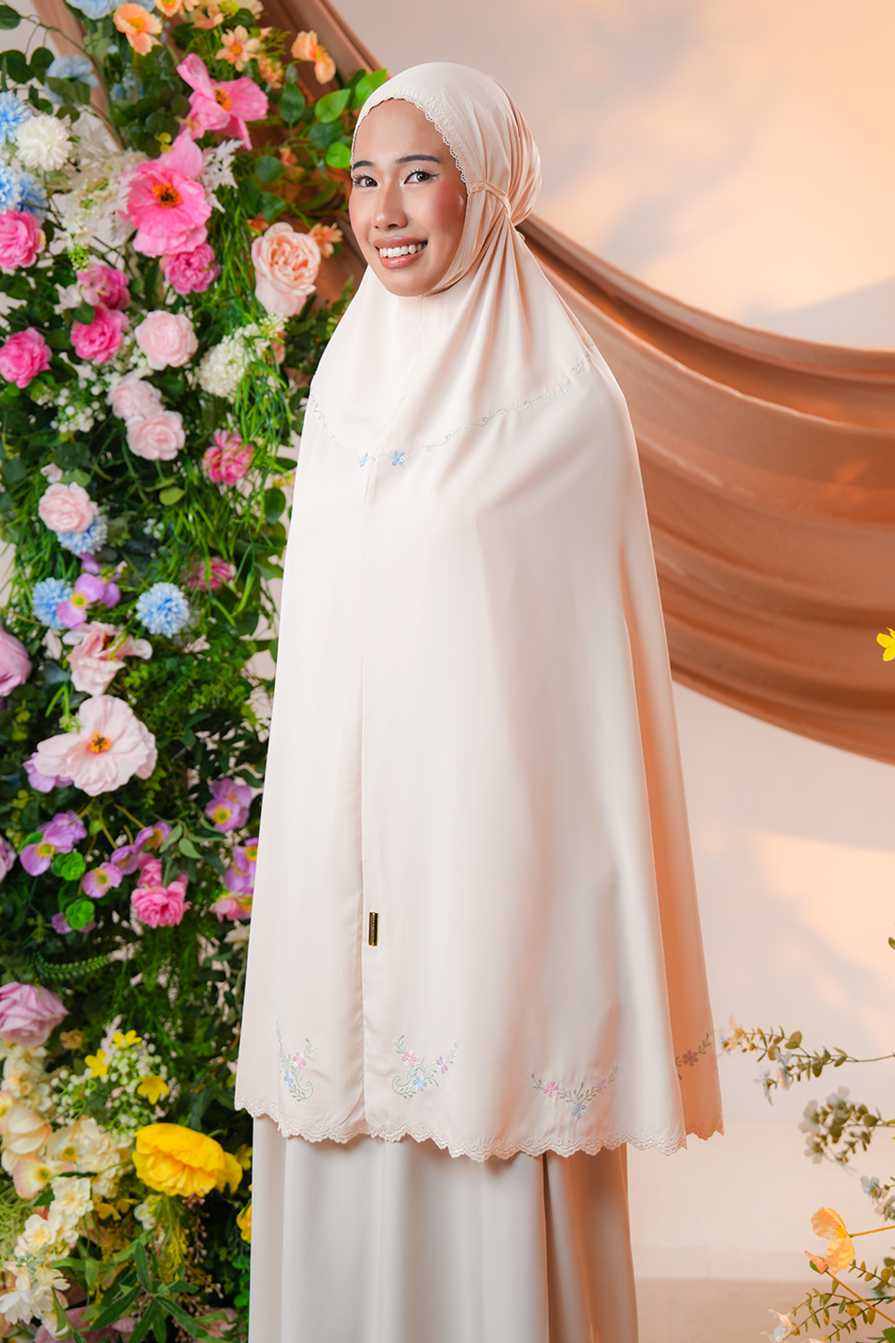 Celine in Buttermilk Prayer Wear