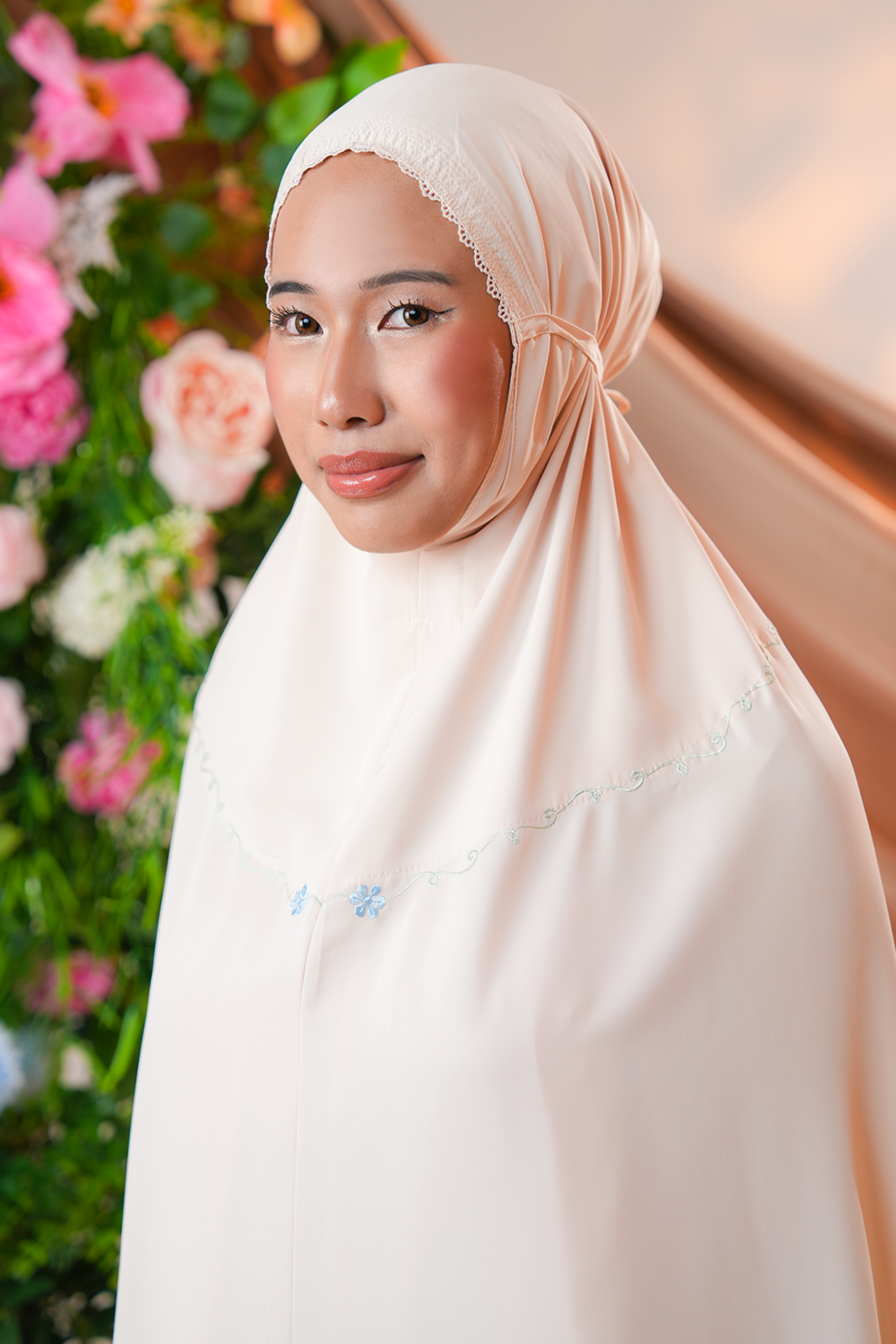 Celine in Buttermilk Prayer Wear