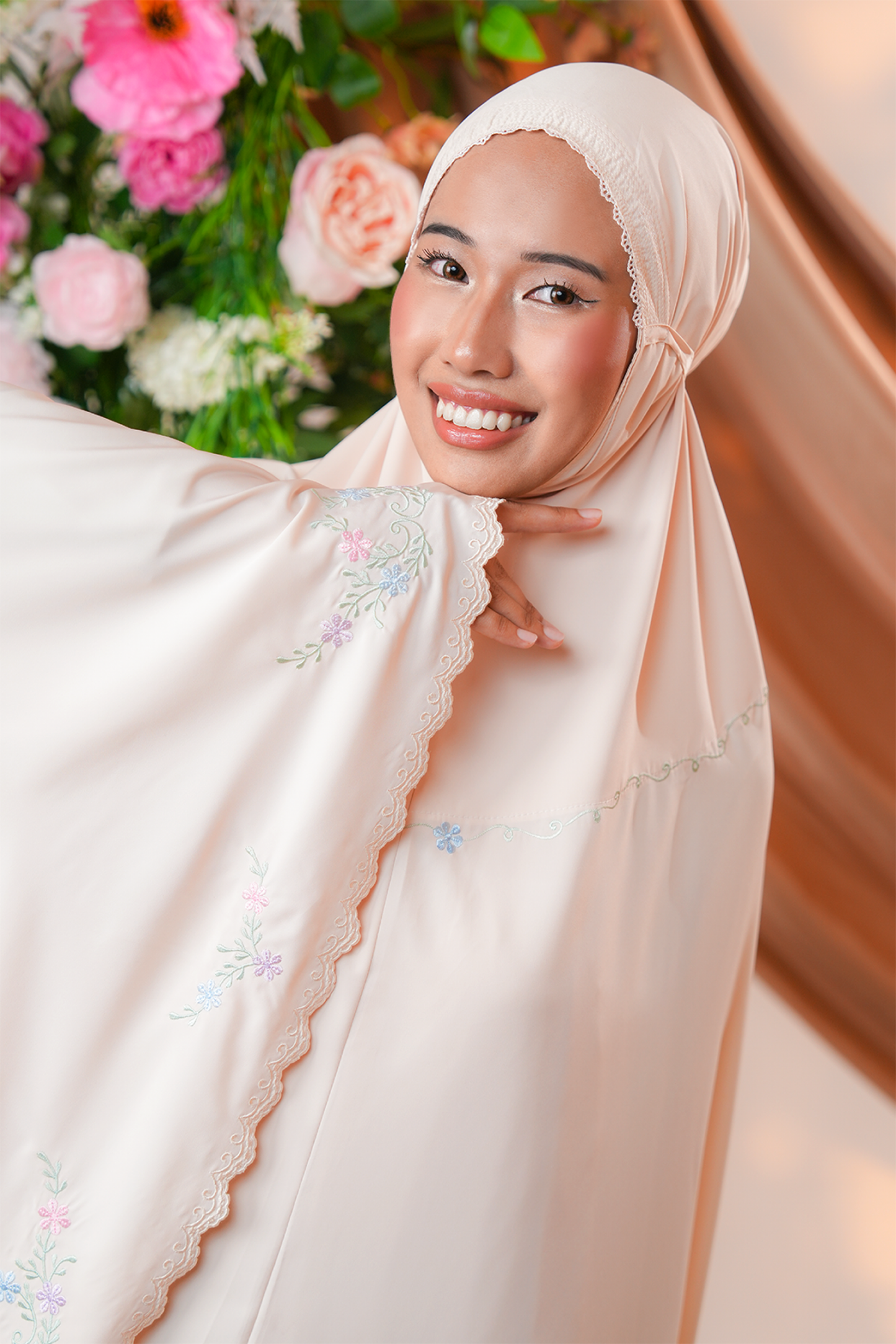 Celine in Buttermilk Prayer Wear