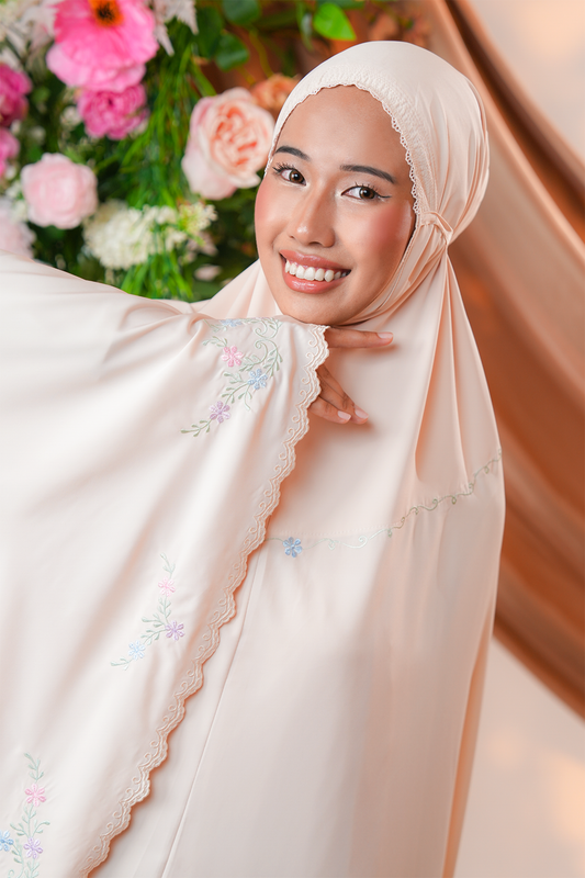 Celine in Buttermilk Prayer Wear