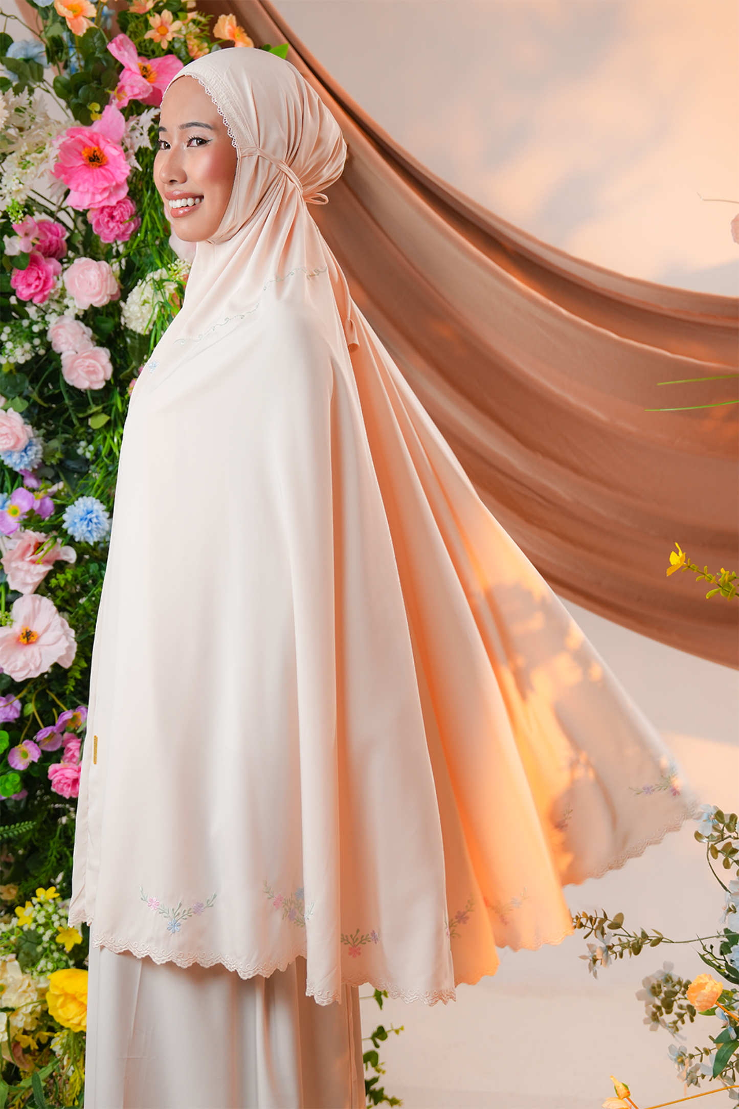 Celine in Buttermilk Prayer Wear