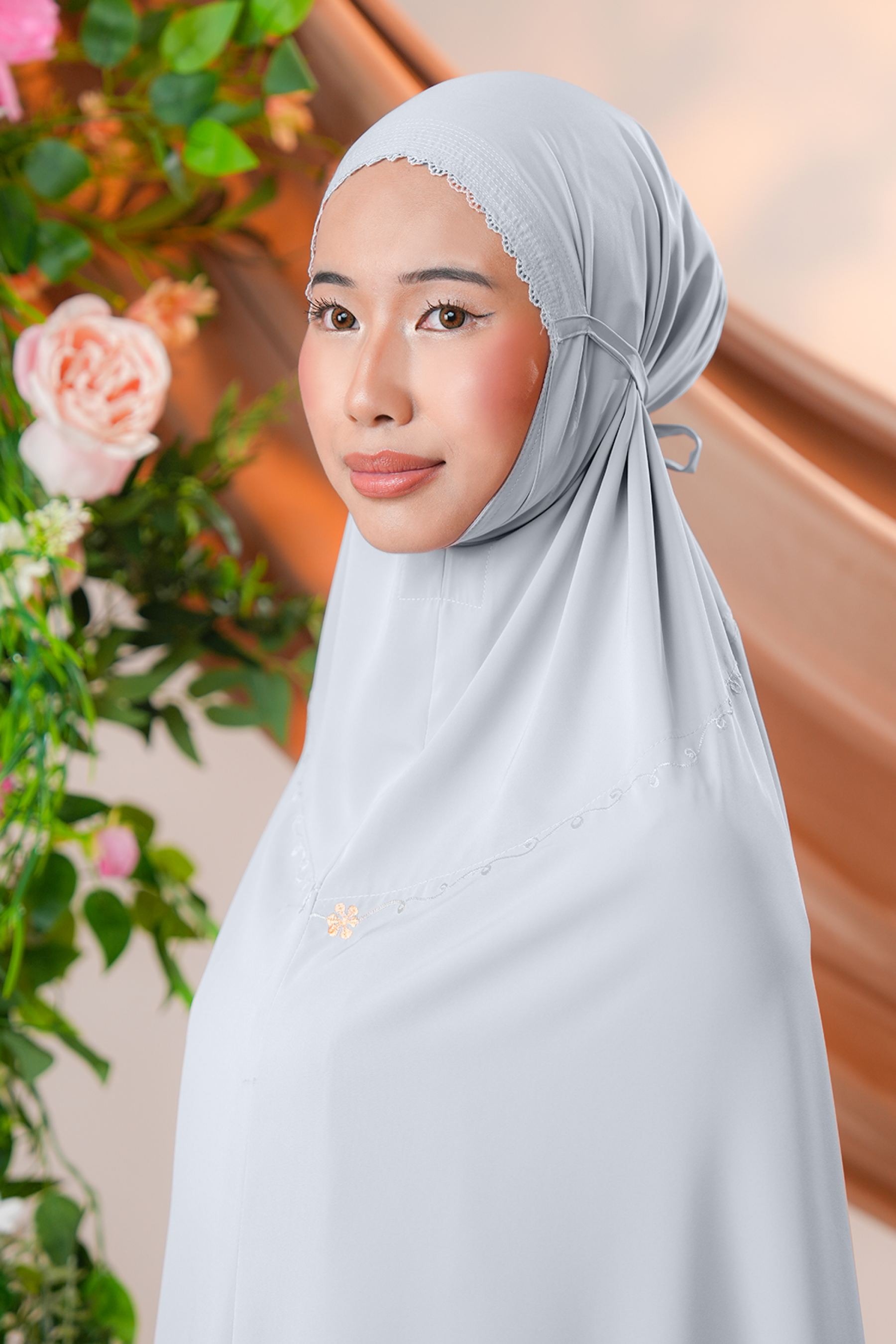 Celine in Earl Blue Prayer Wear