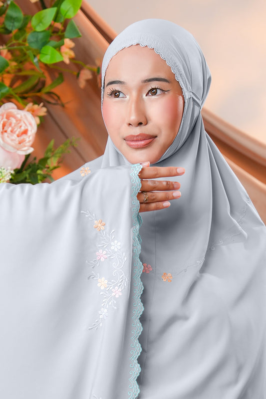 Celine in Earl Blue Prayer Wear