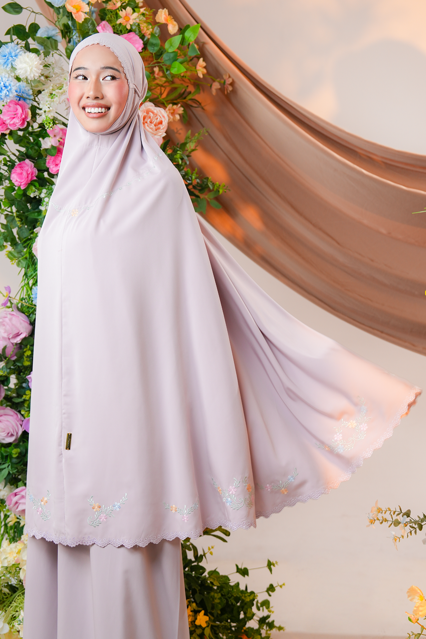 Celine in Mulberry Prayer Wear