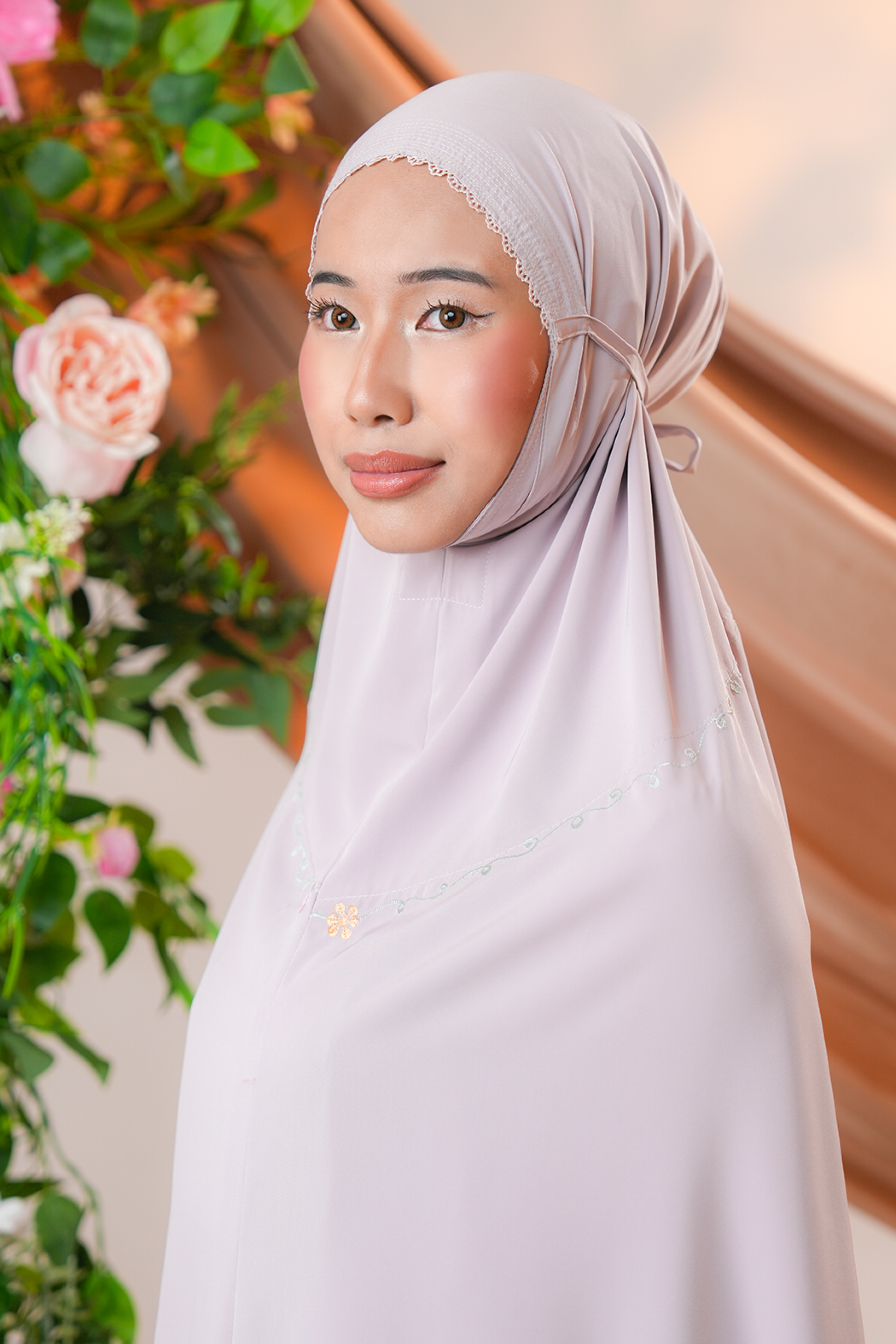 Celine in Mulberry Prayer Wear