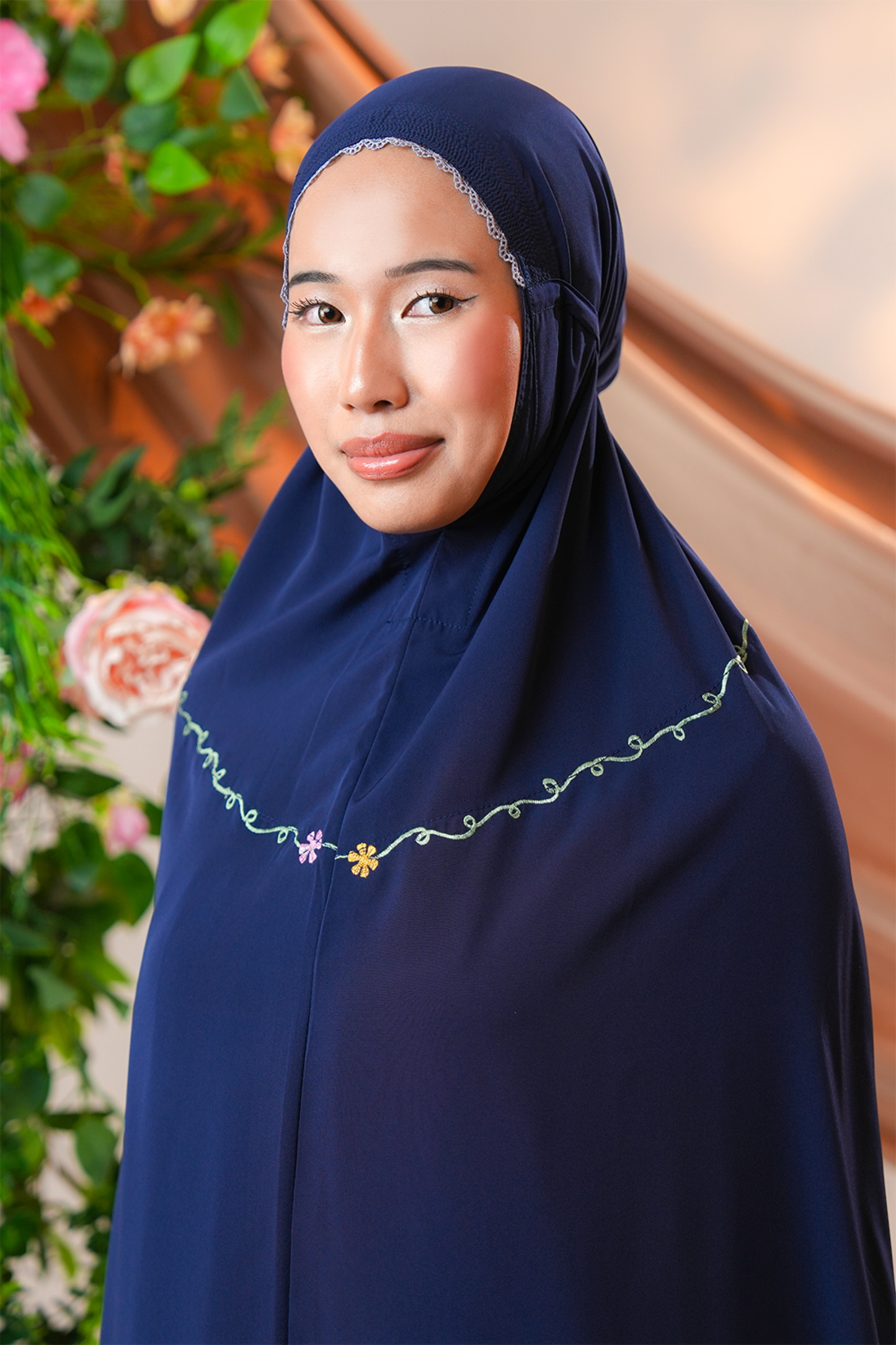 Celine in Navy Prayer Wear