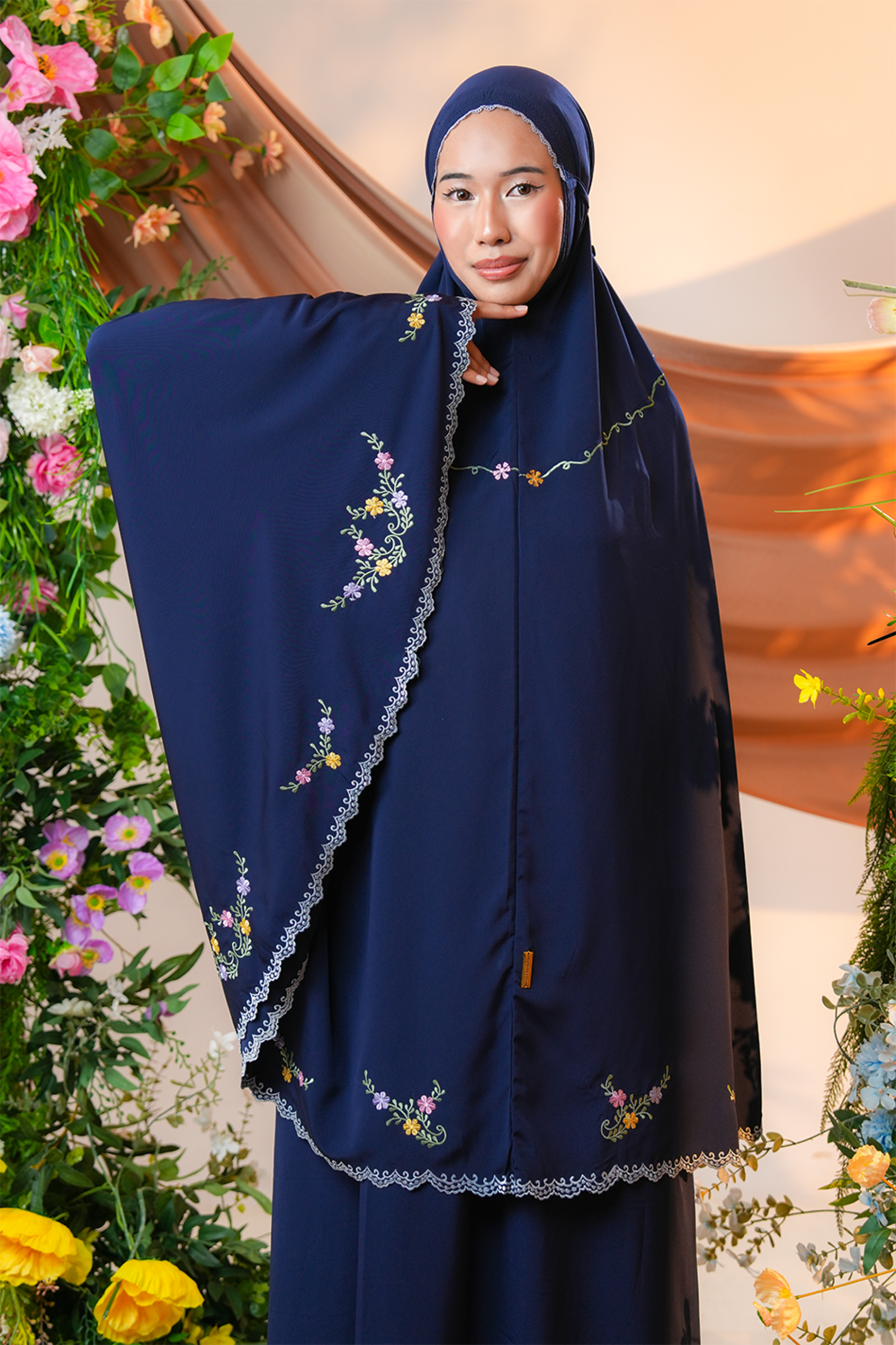 Celine in Navy Prayer Wear