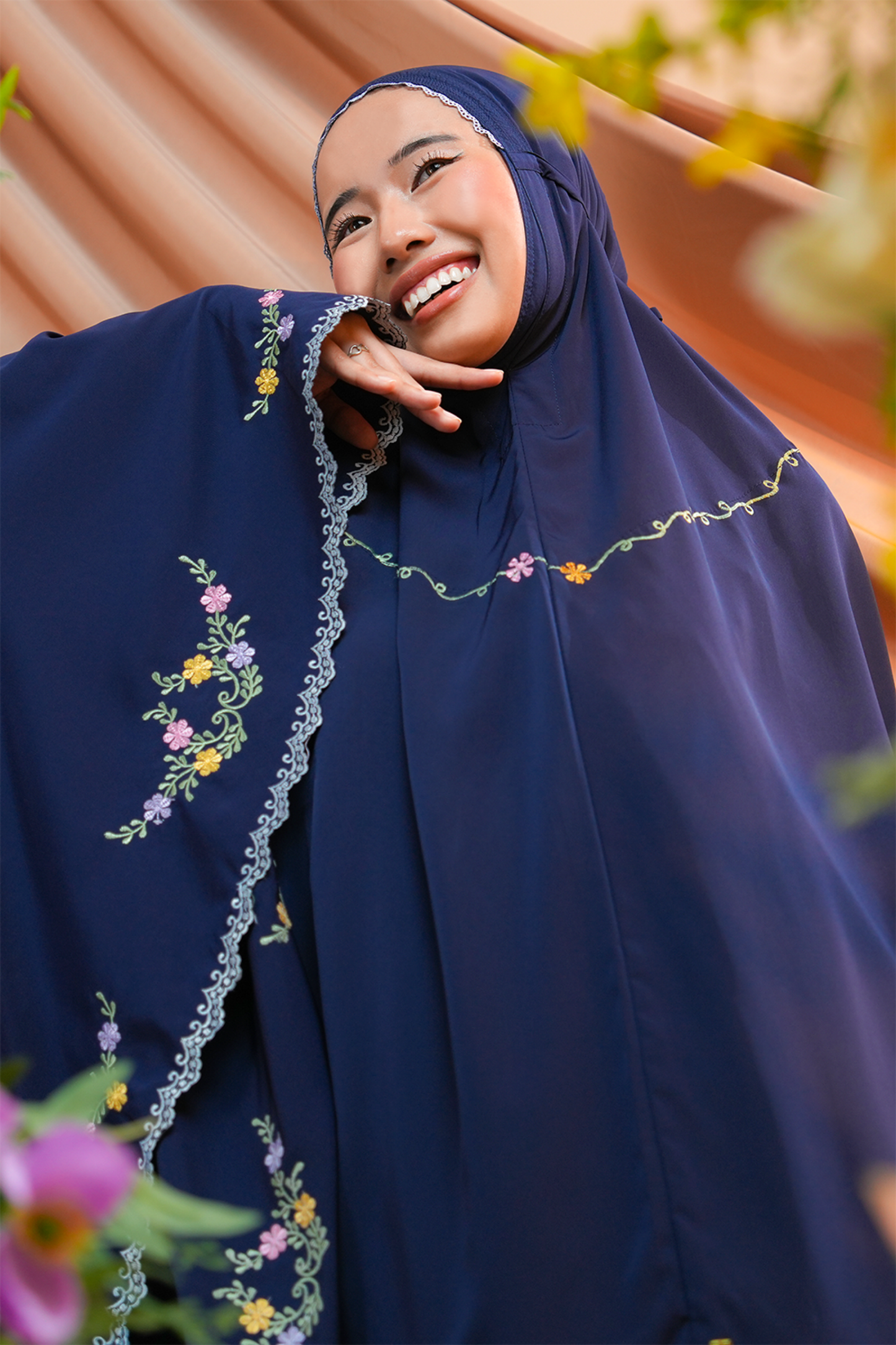 Celine in Navy Prayer Wear