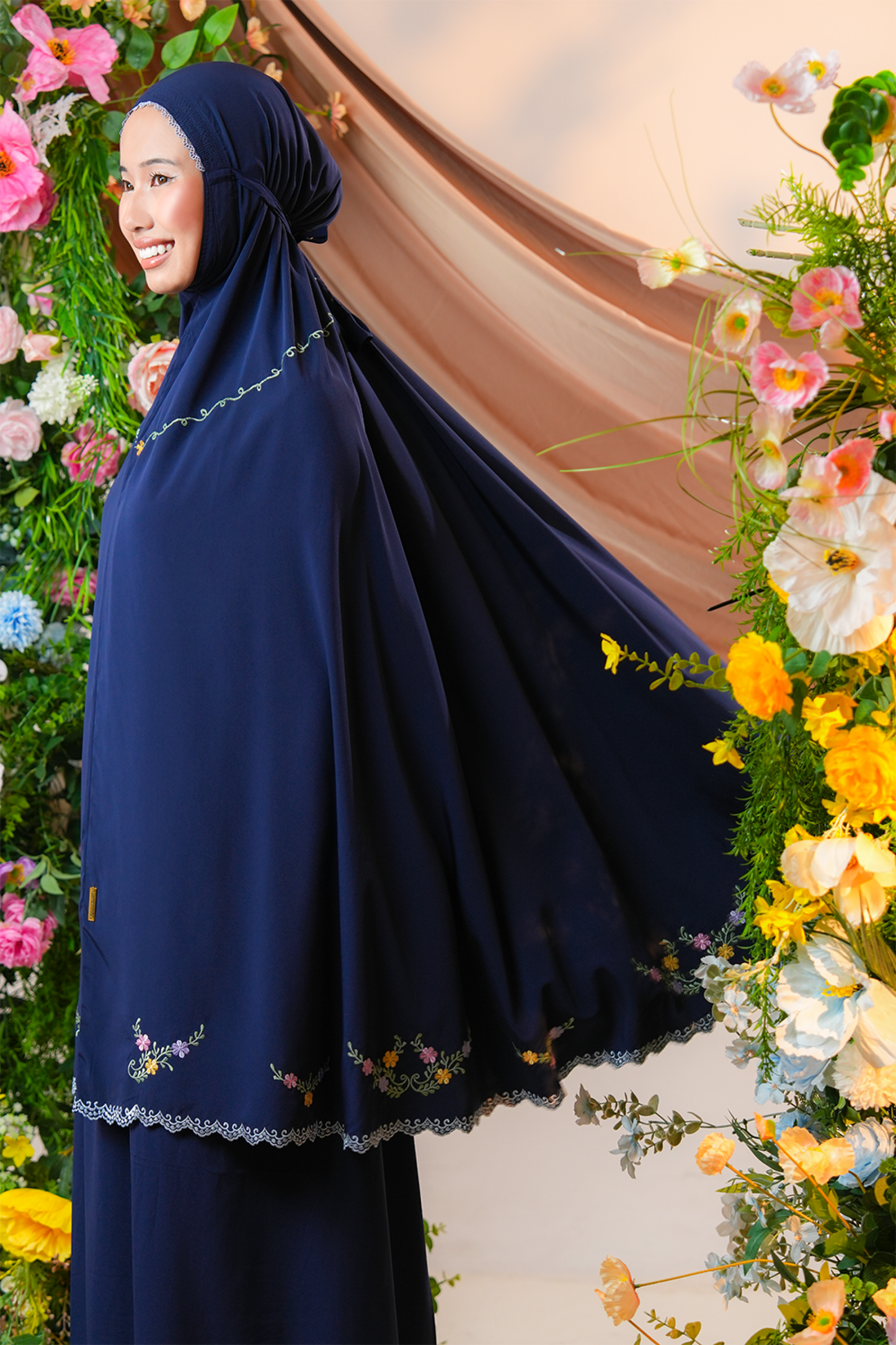 Celine in Navy Prayer Wear