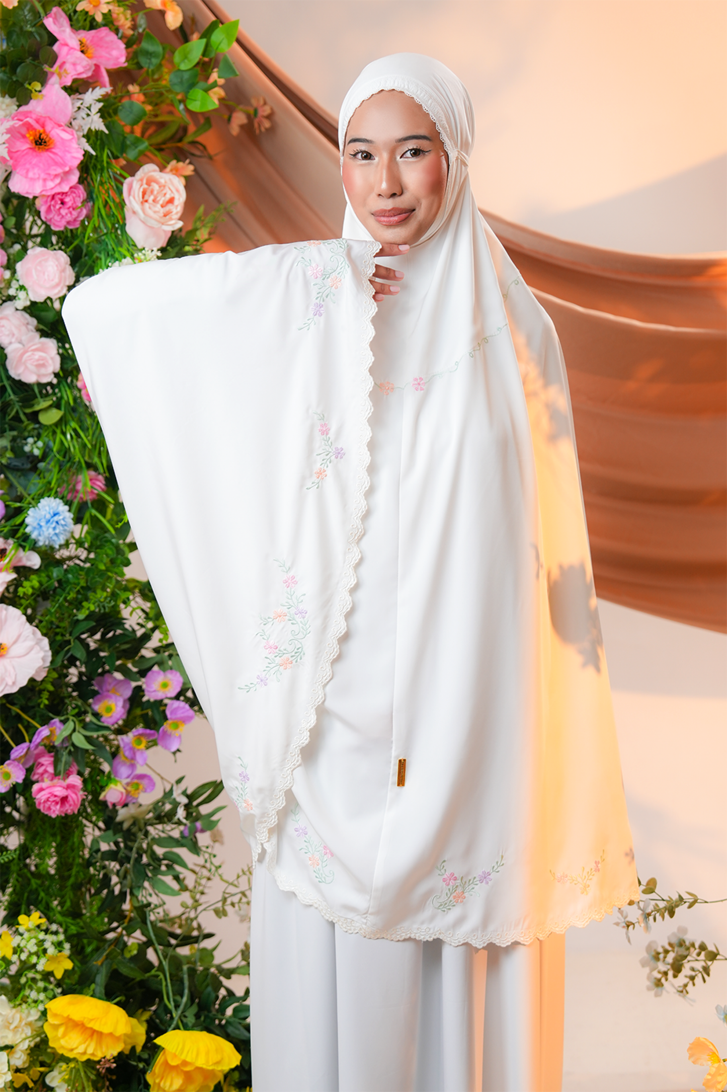 Celine in Vanilla Prayer Wear