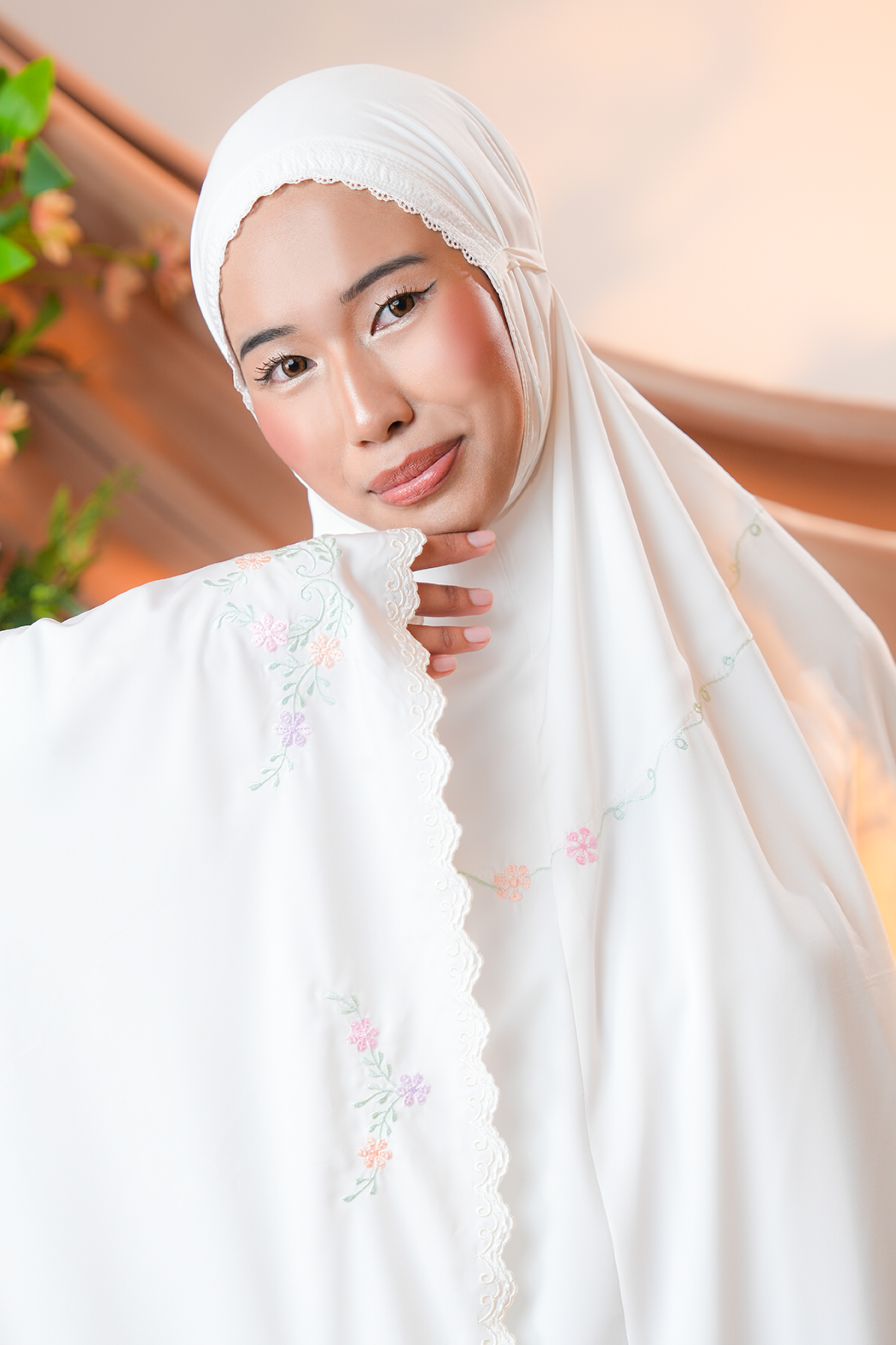 Celine in Vanilla Prayer Wear