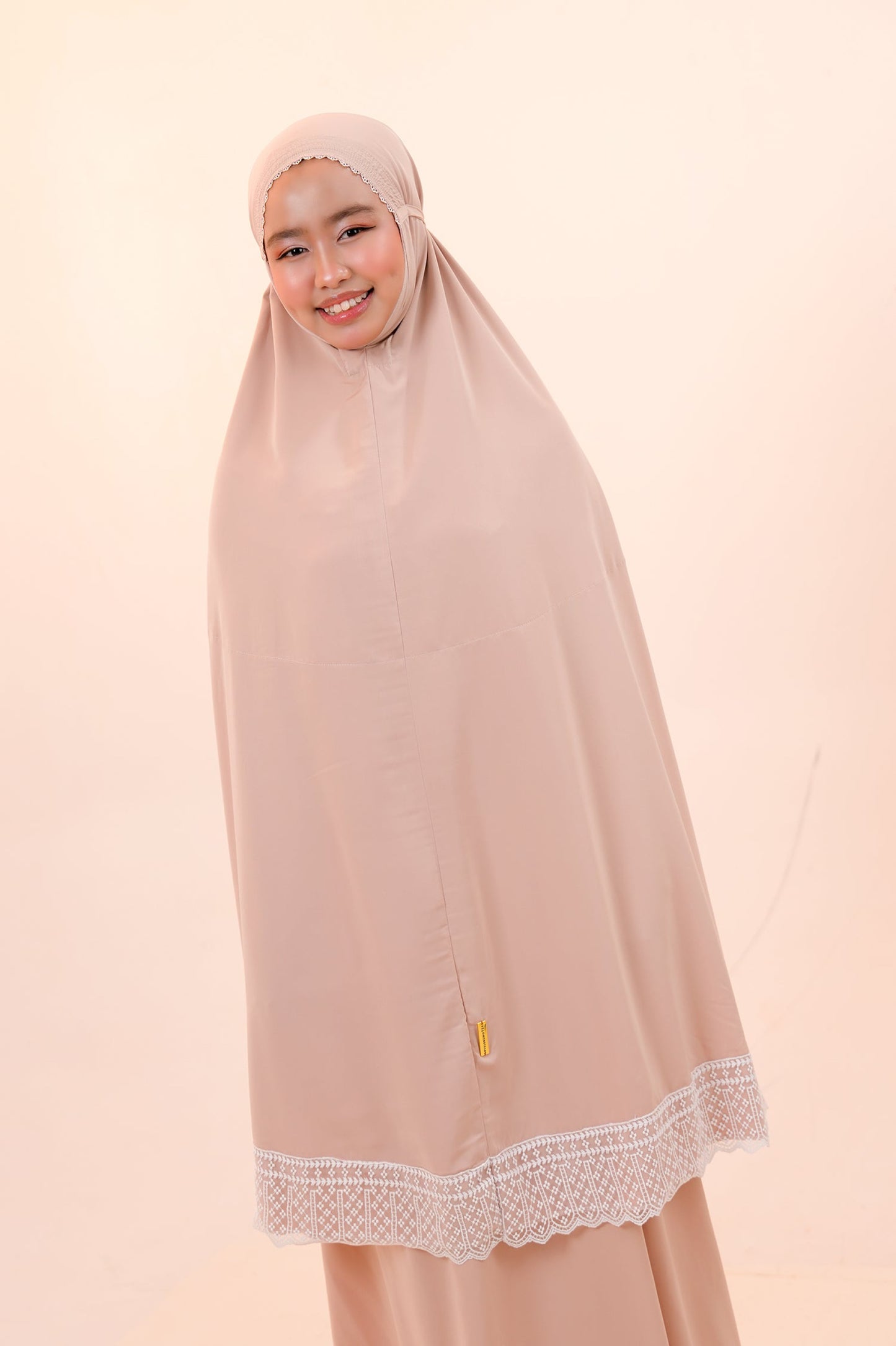 Dewdrops (Tweens) in Milk Tea Prayer Wear