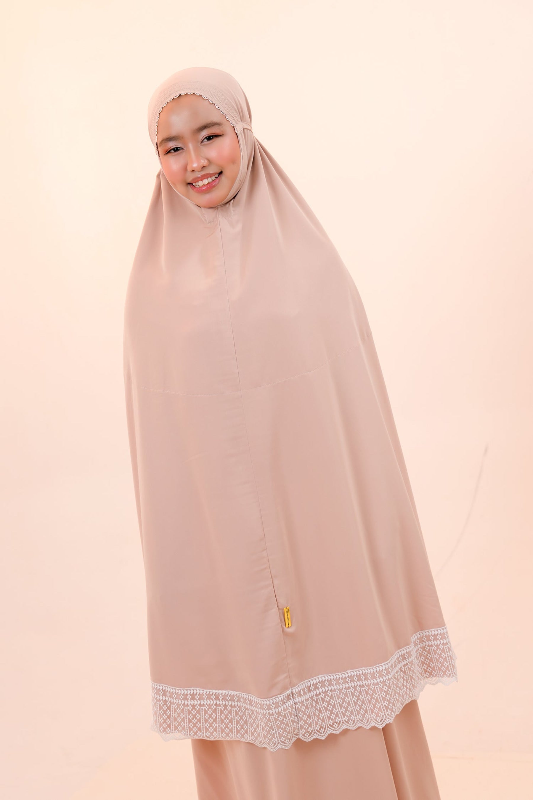 Dewdrops (Tweens) in Milk Tea Prayer Wear