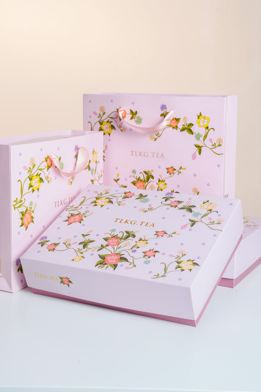 [Complimentary, Not For Sale] Gift Box & Gift Bag Duo - Hibiscus