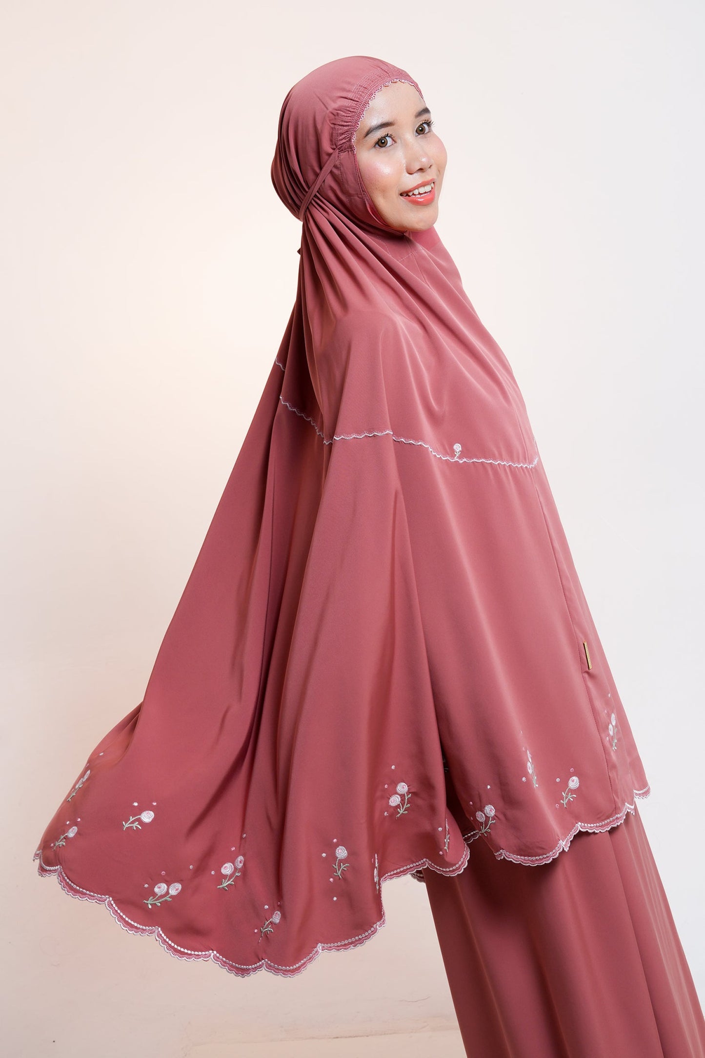 Elyse in Rust Prayer Wear