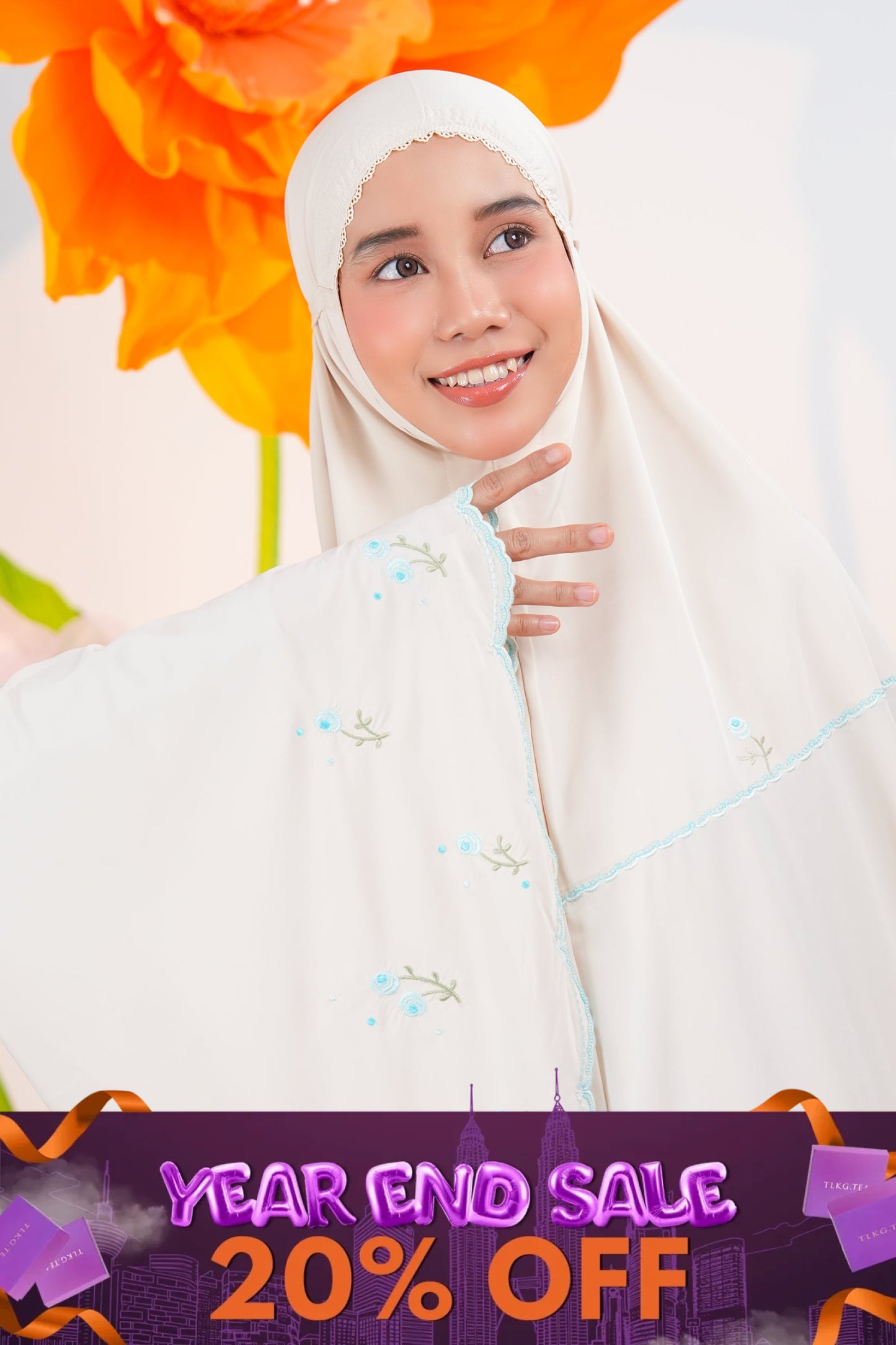 Elyse in Buttermilk Prayer Wear