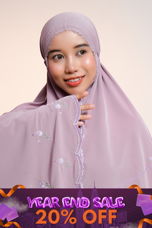 Elyse in Rose Prayer Wear