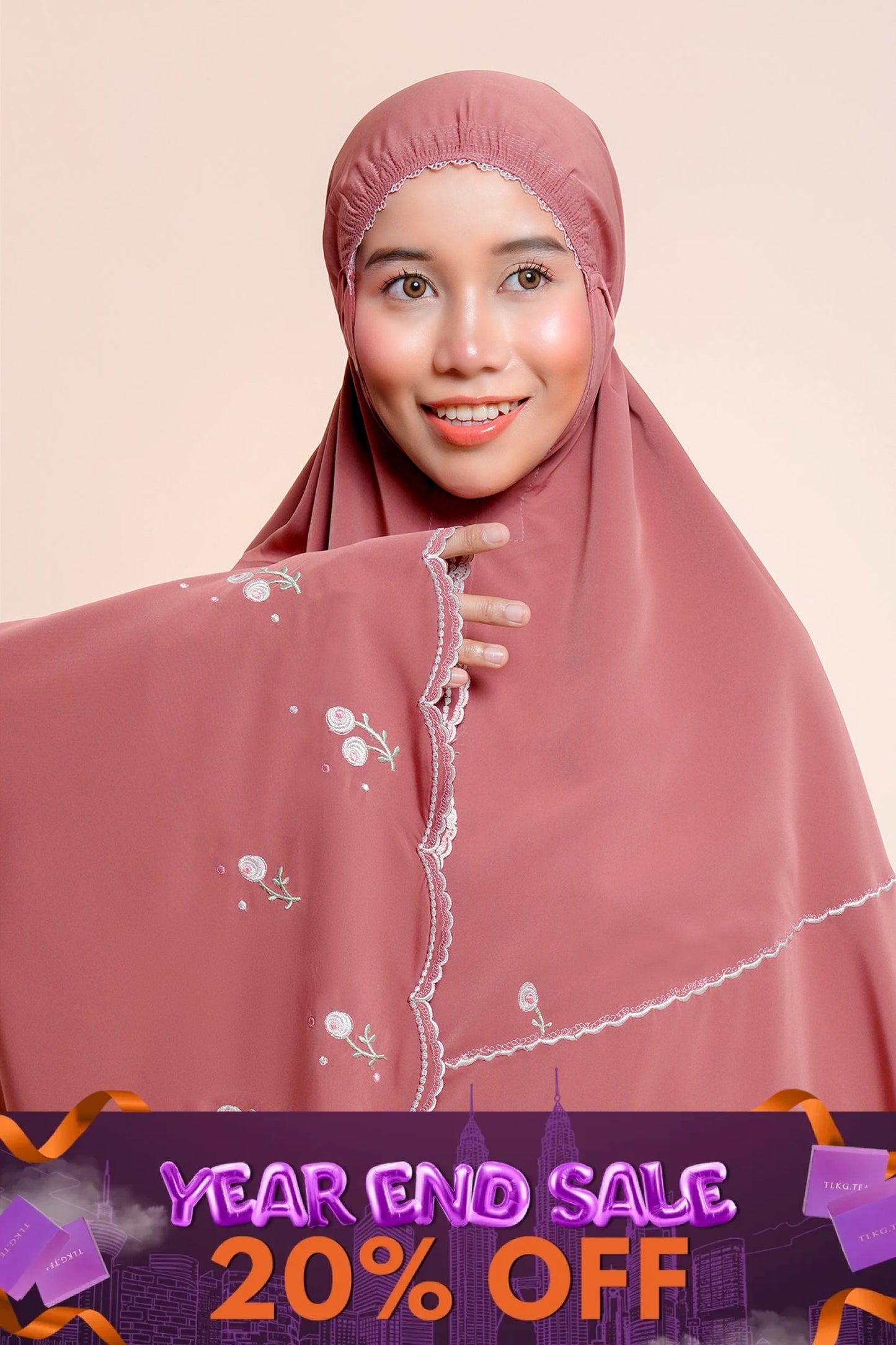 Elyse in Rust Prayer Wear