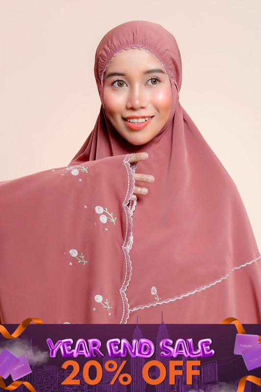 Elyse in Rust Prayer Wear