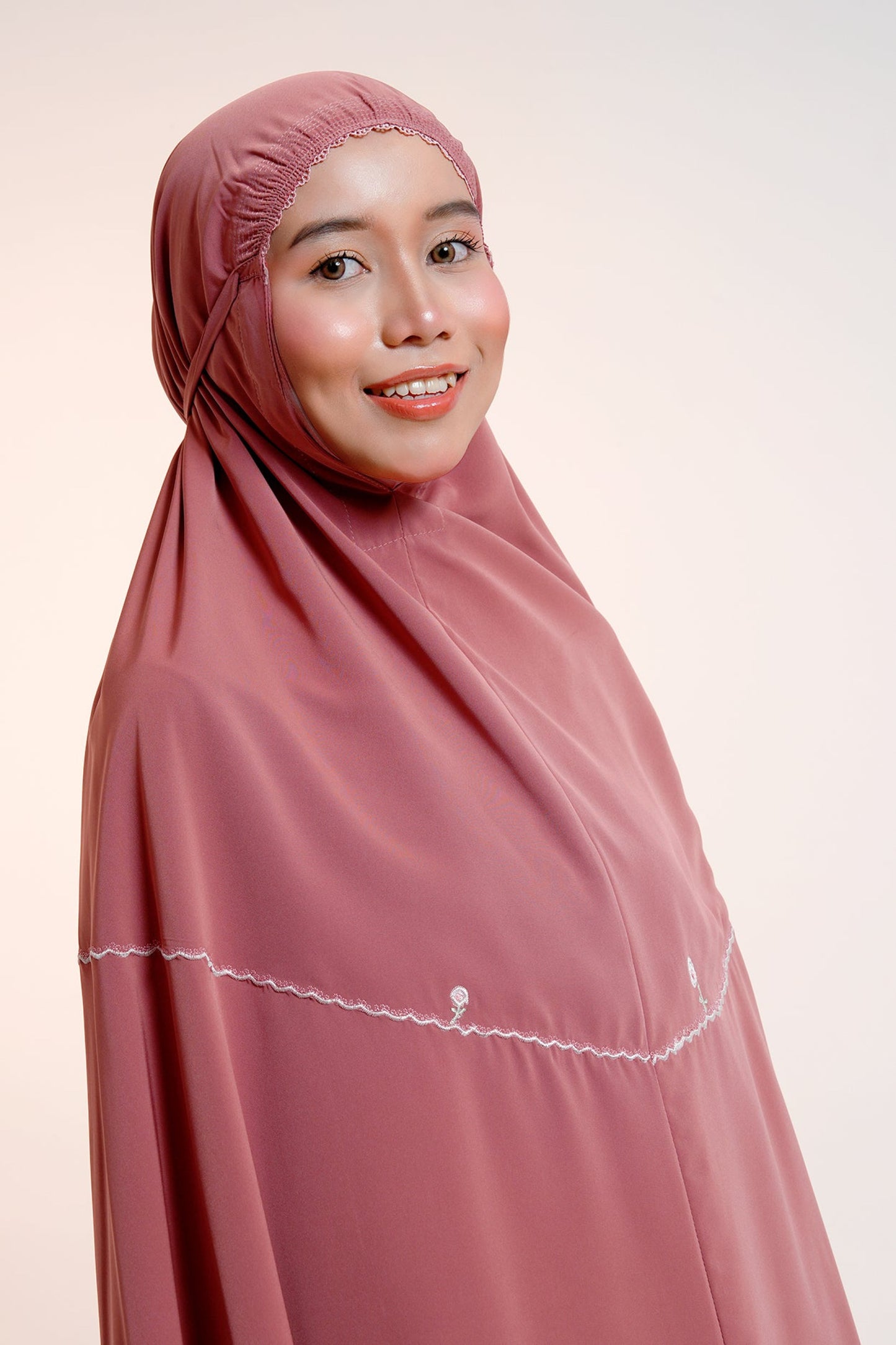 Elyse in Rust Prayer Wear