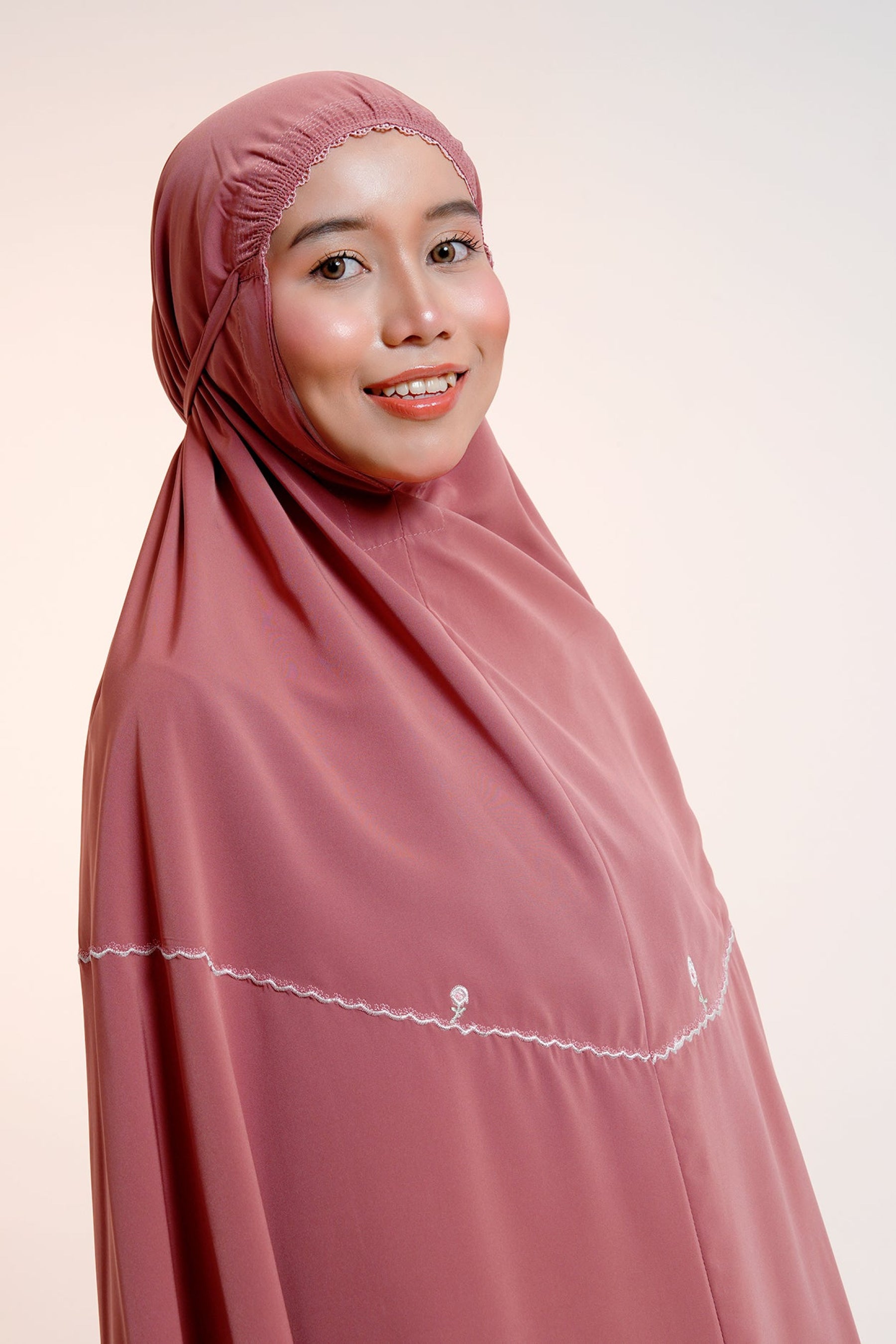 Elyse in Rust Prayer Wear