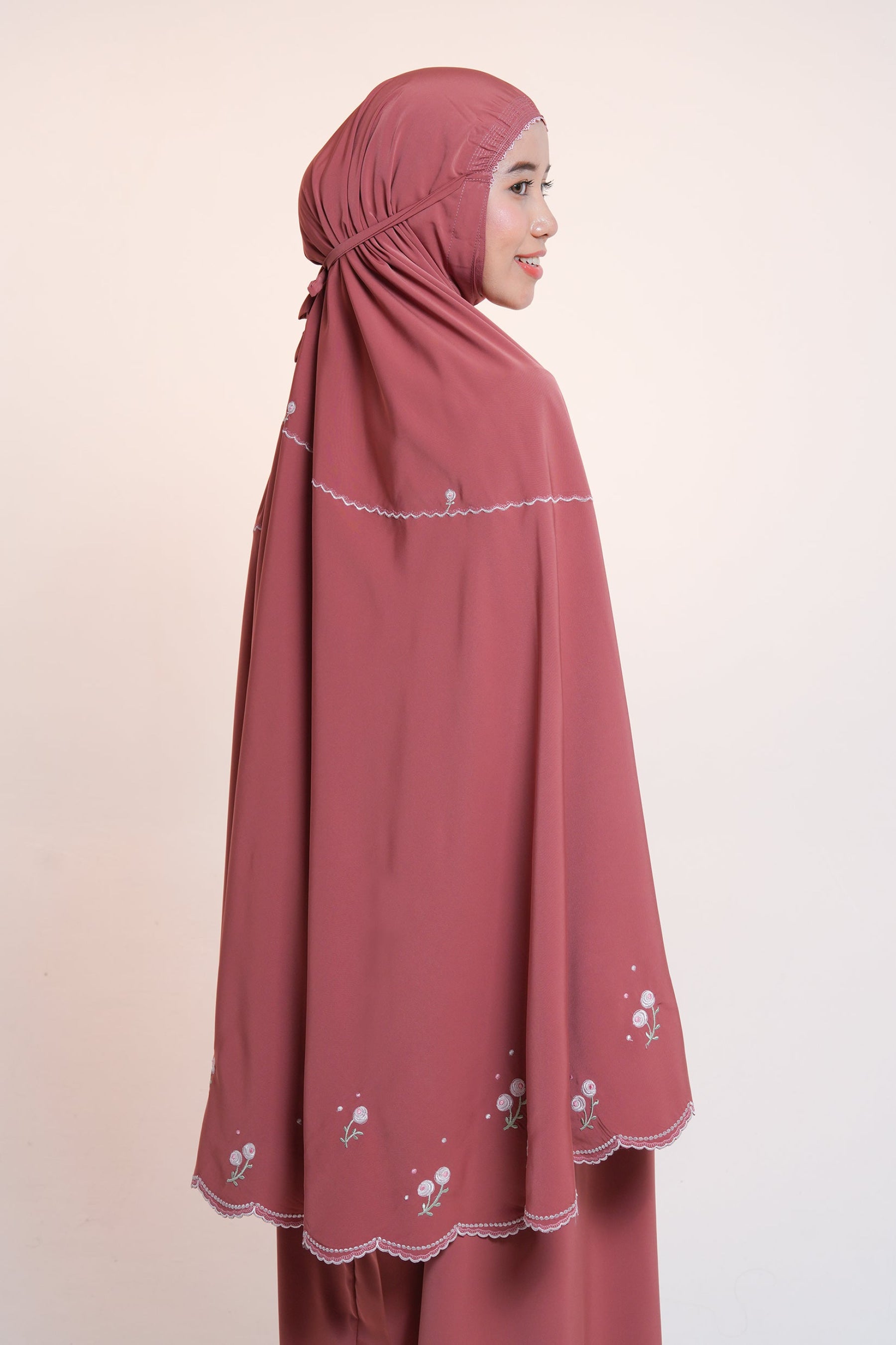 Elyse in Rust Prayer Wear