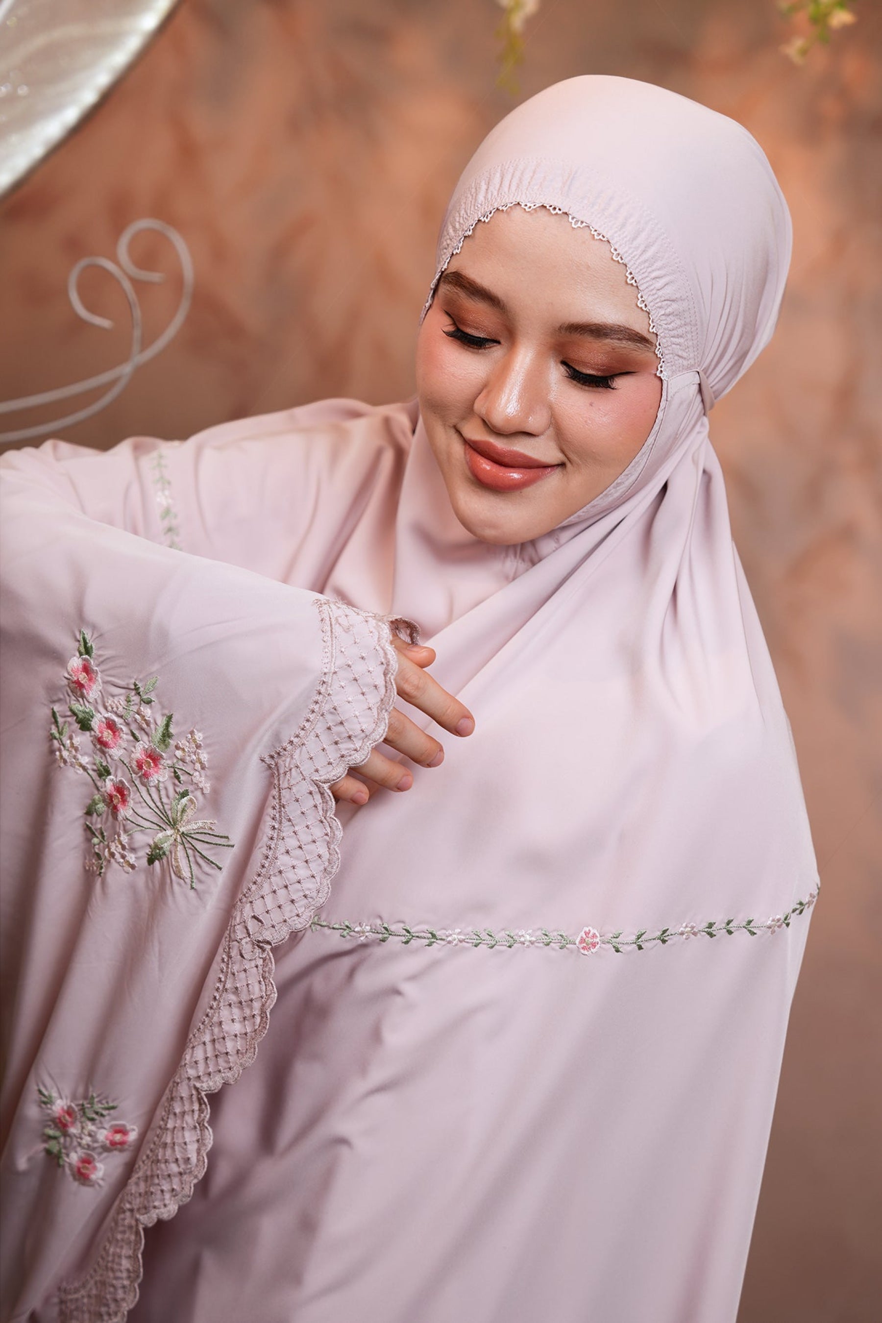 Evalora in Pink Lemonade Prayer Wear