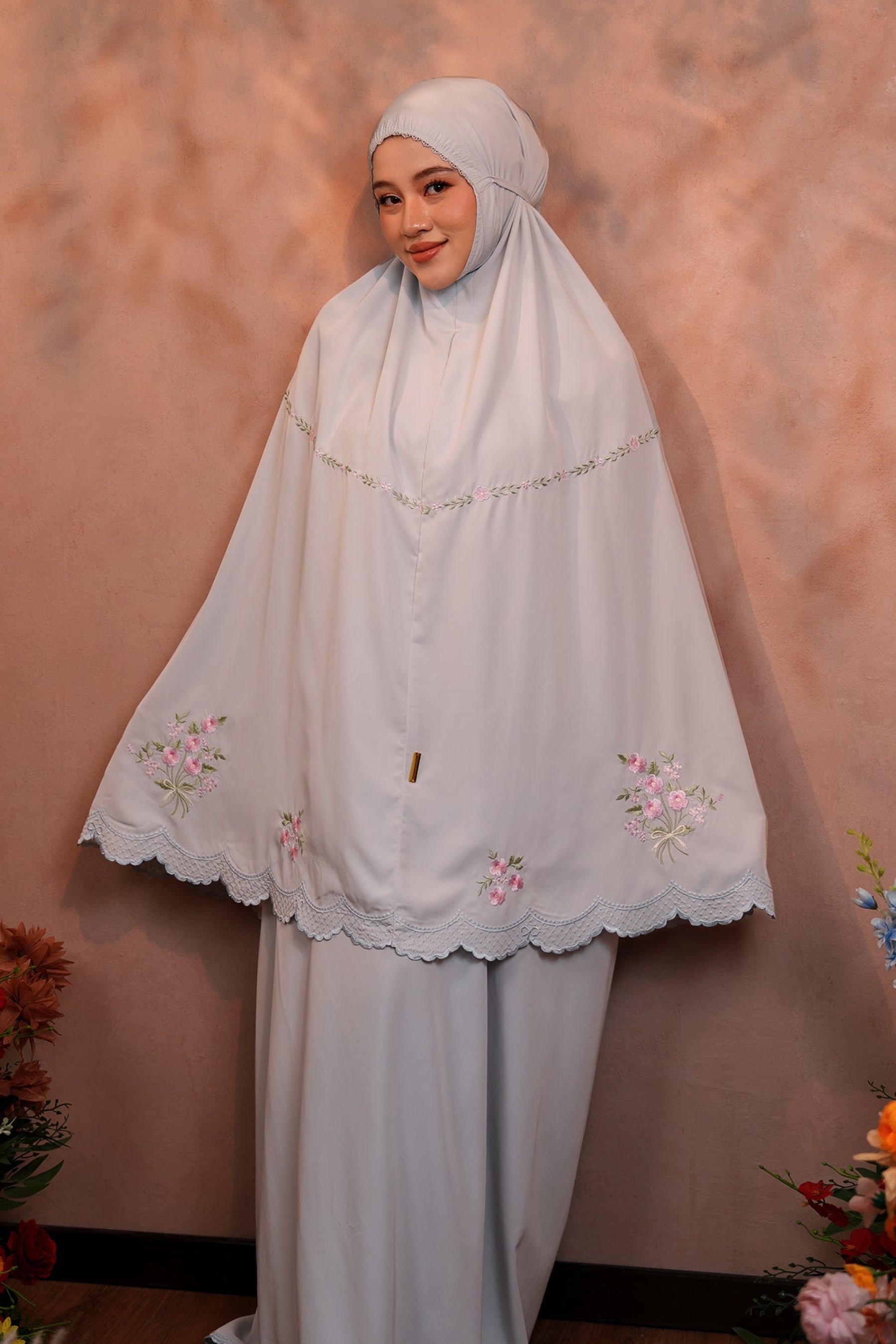 Evalora in Earl Blue Prayer Wear