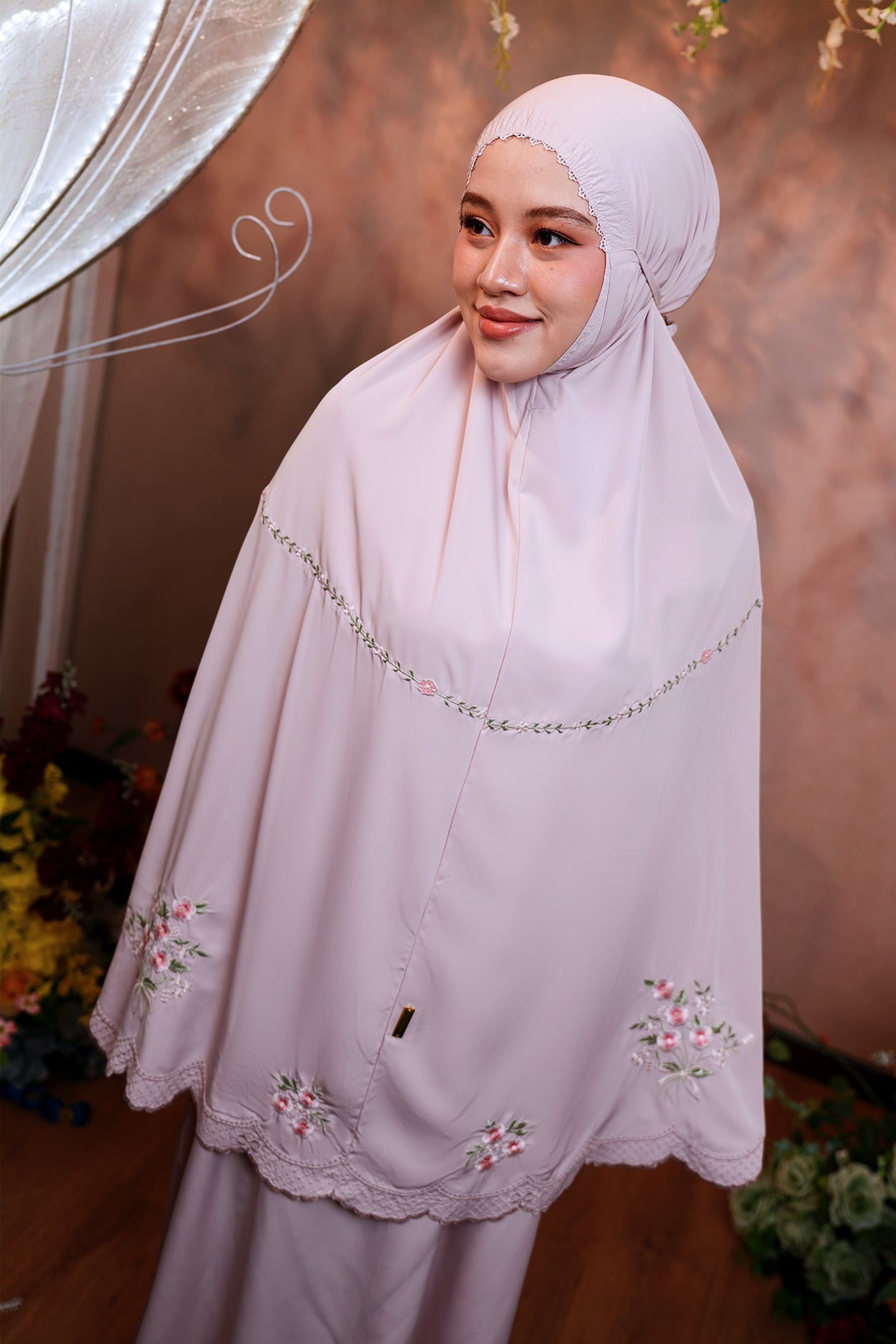 Evalora in Pink Lemonade Prayer Wear