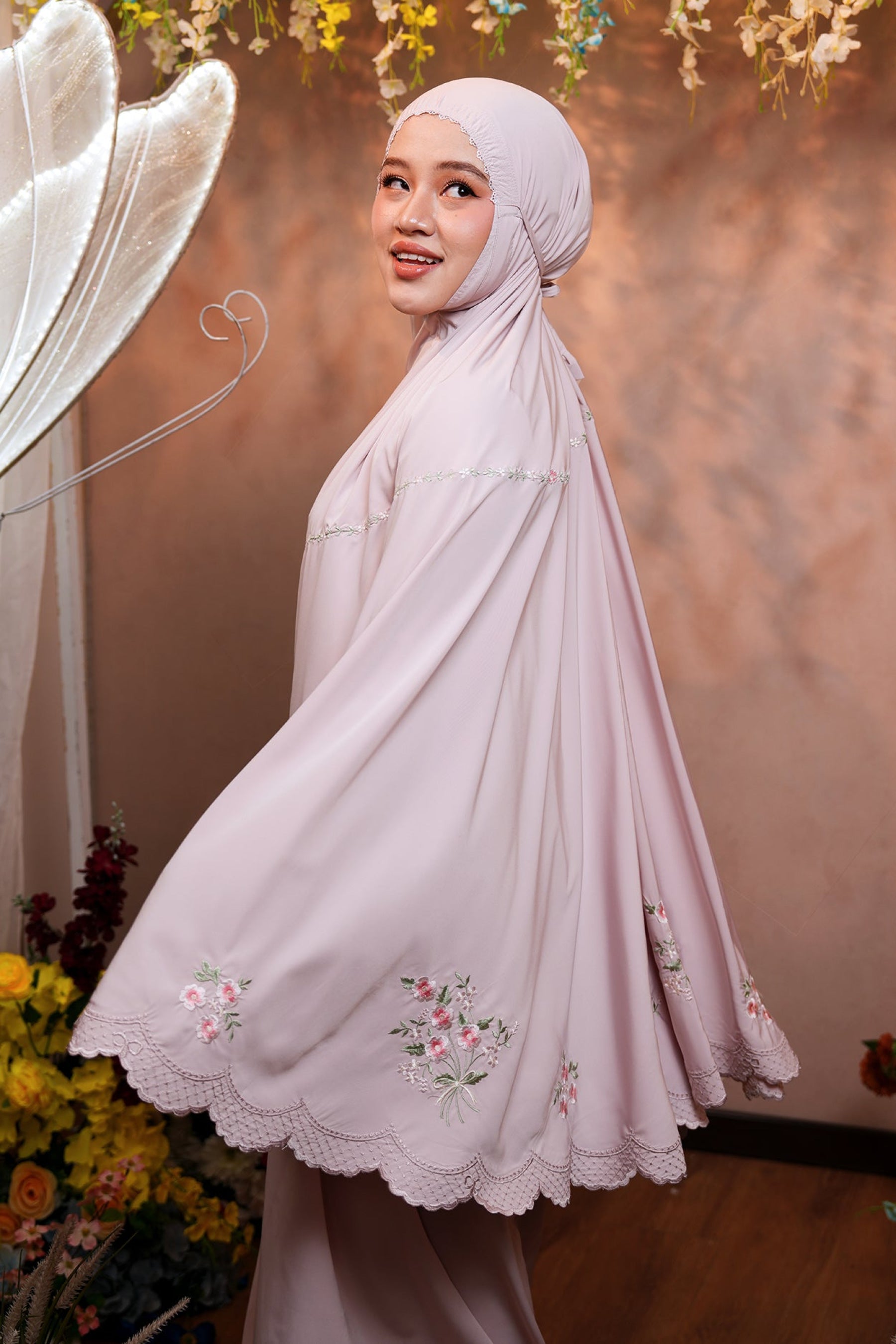 Evalora in Pink Lemonade Prayer Wear