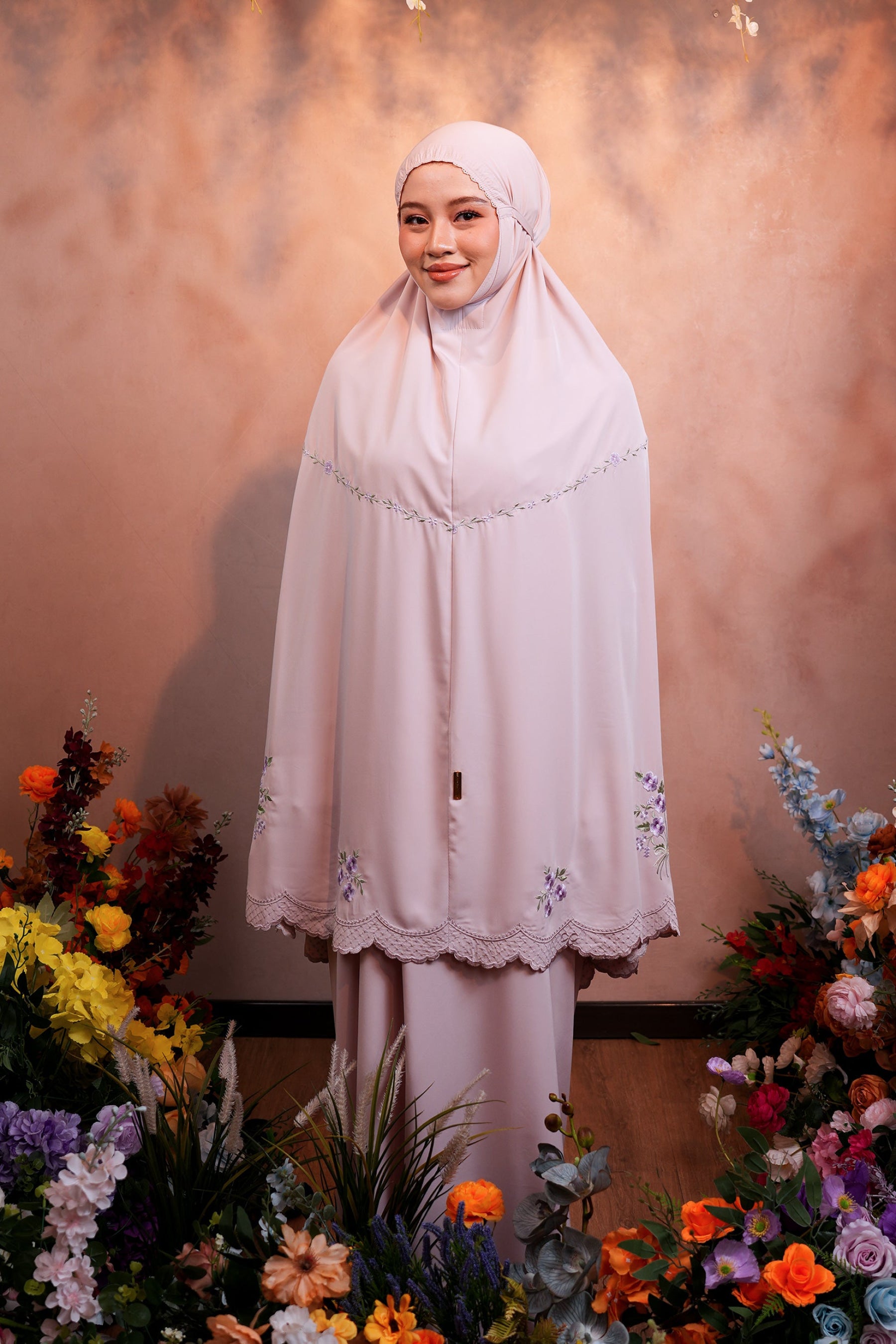 Evalora in Pink Lemonade Prayer Wear