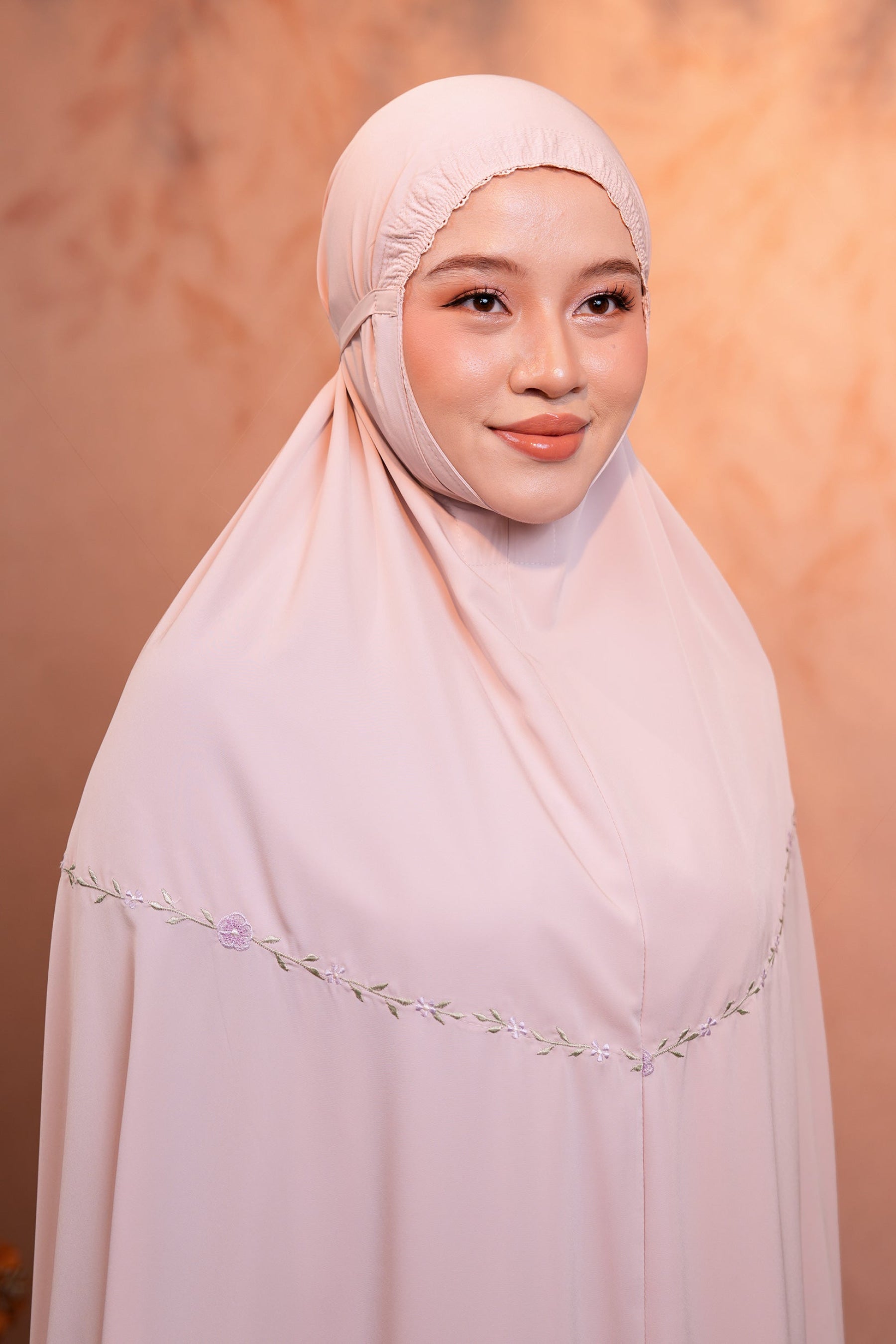 Evalora in Pink Lemonade Prayer Wear