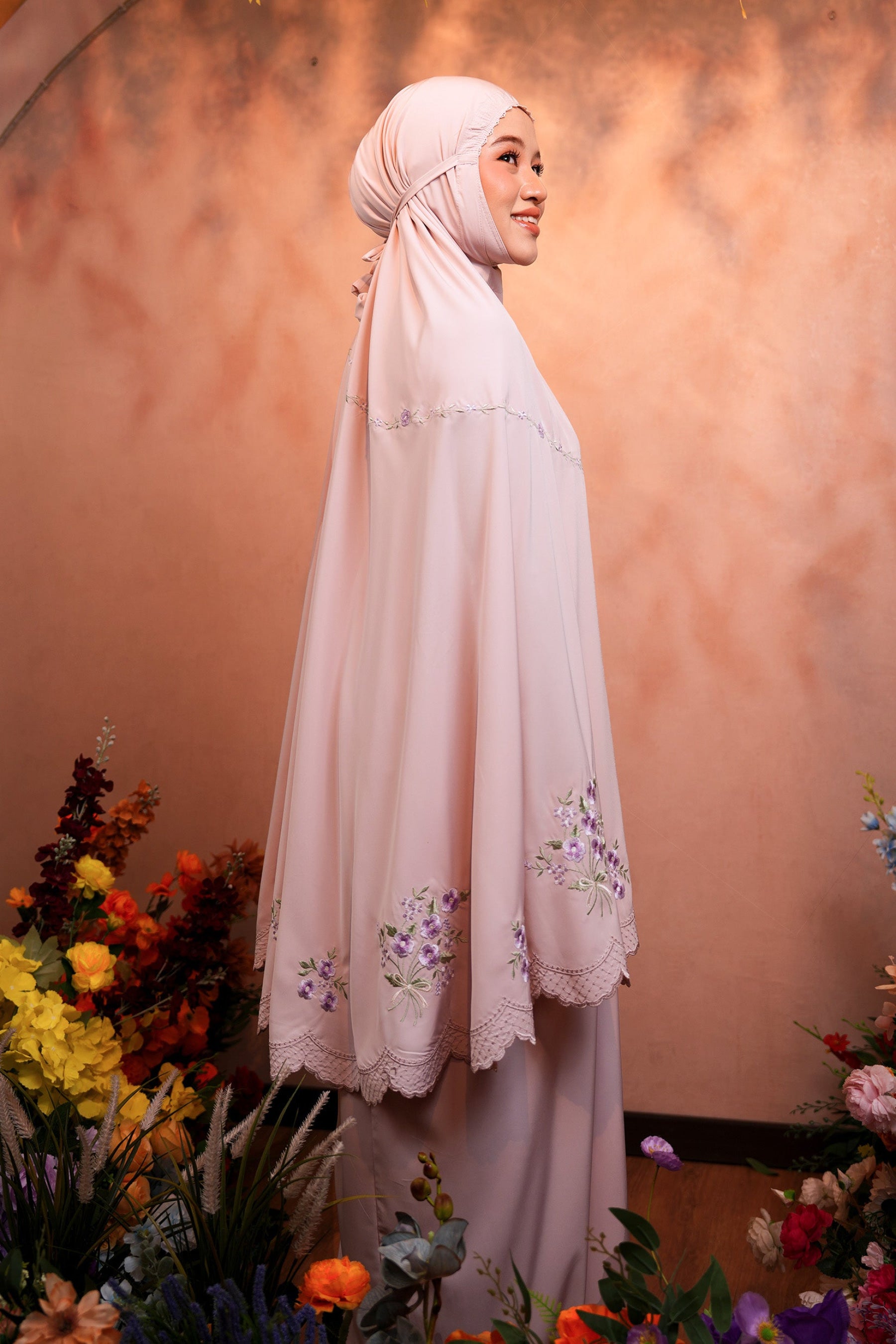 Evalora in Pink Lemonade Prayer Wear