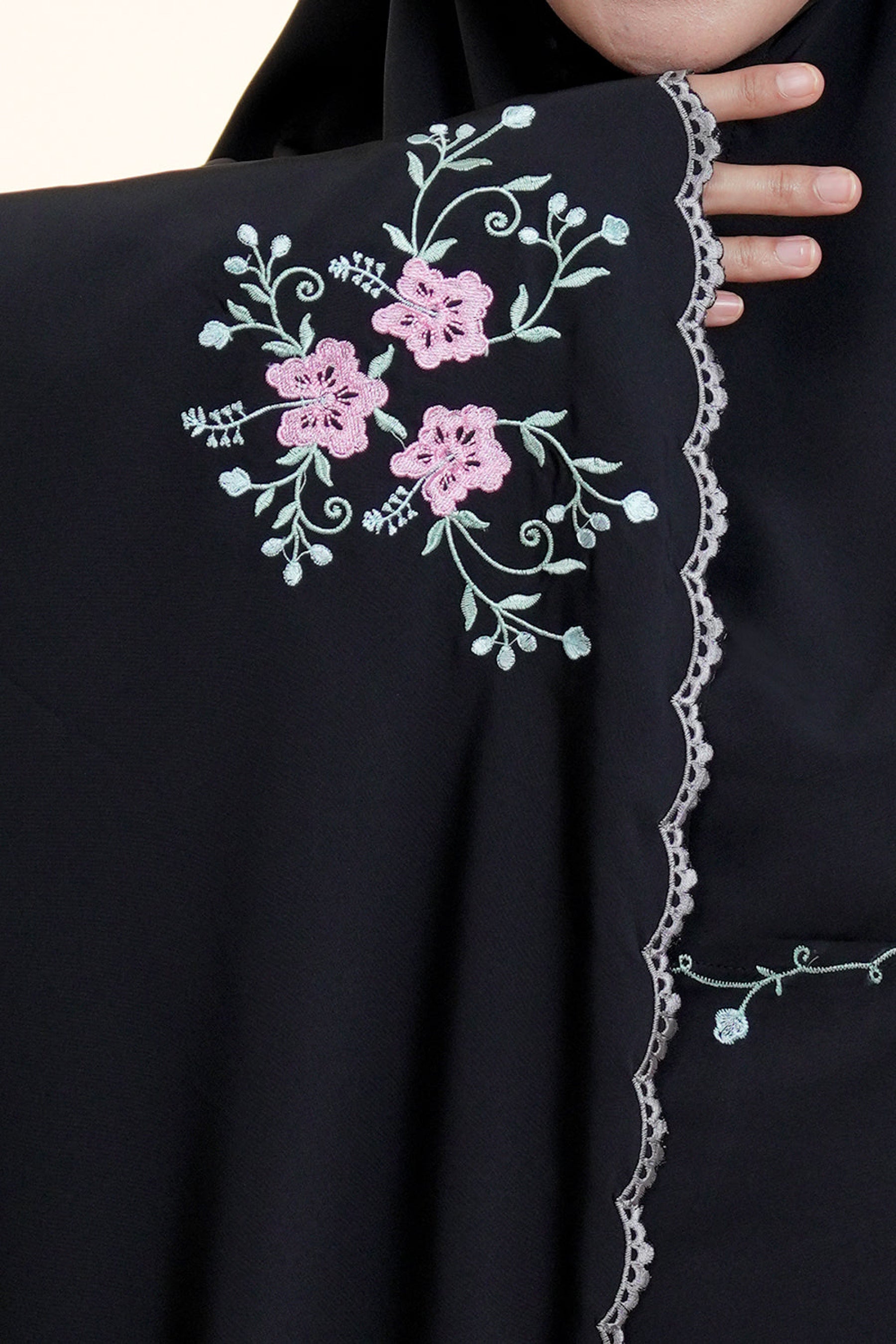 The Hibiscus in Black Tea Prayer Wear